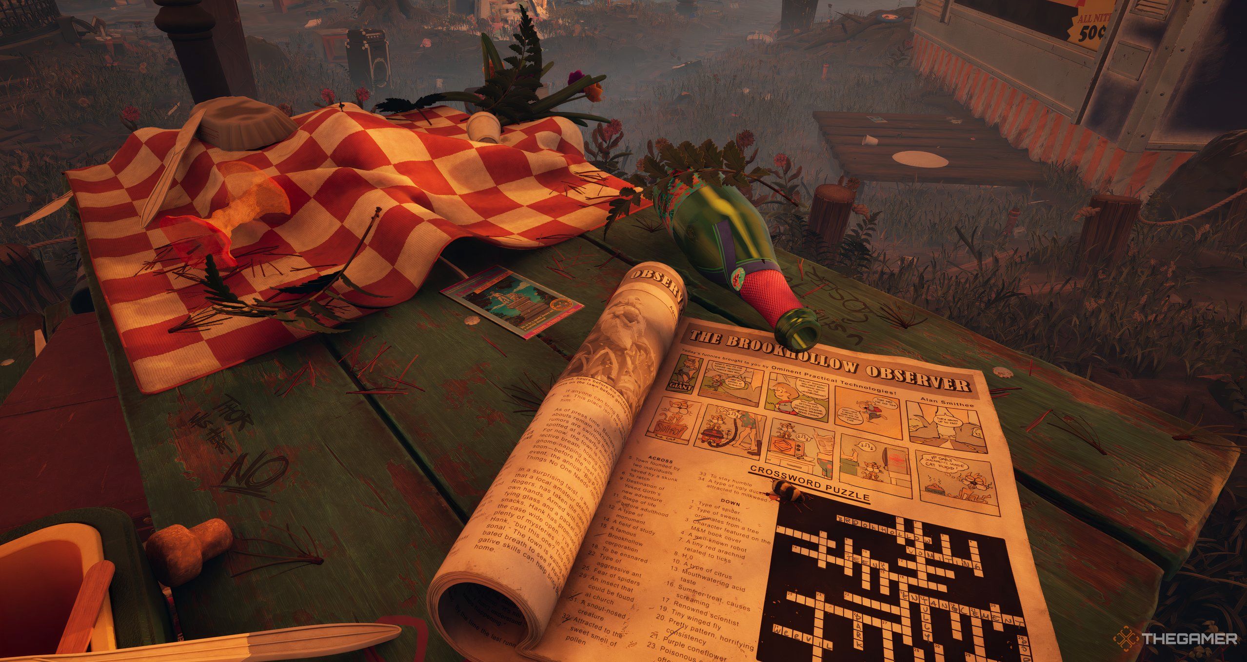 The picnic table in Grounded 2.
