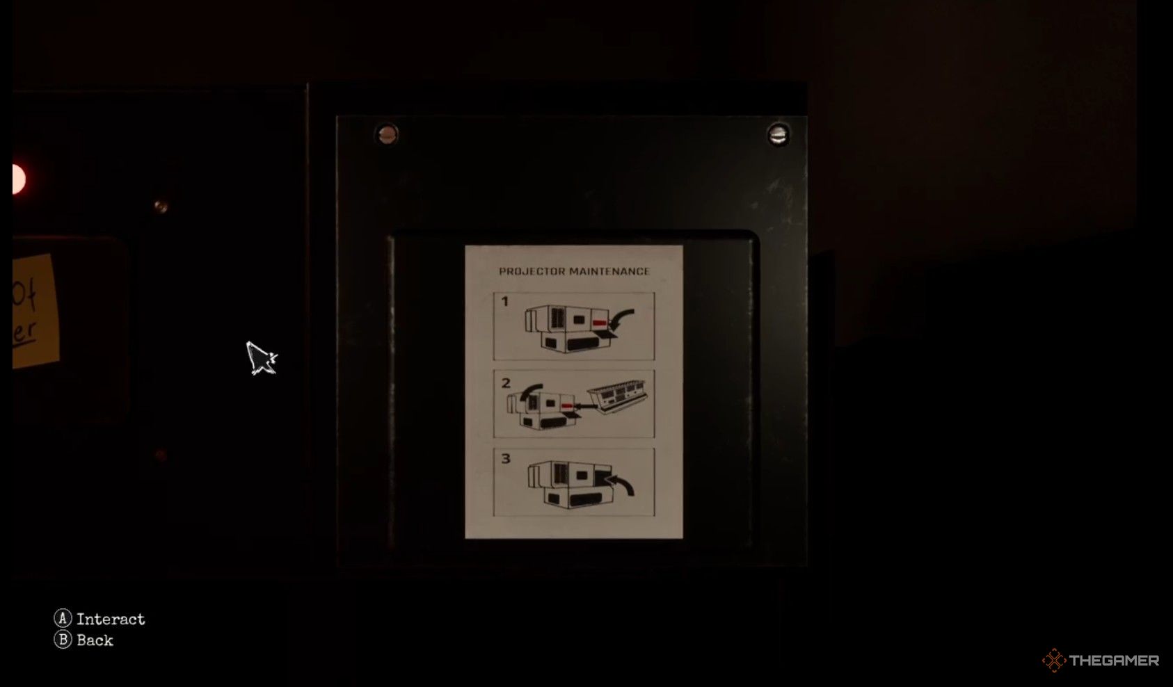 How to replace the projector part in Dead Take.