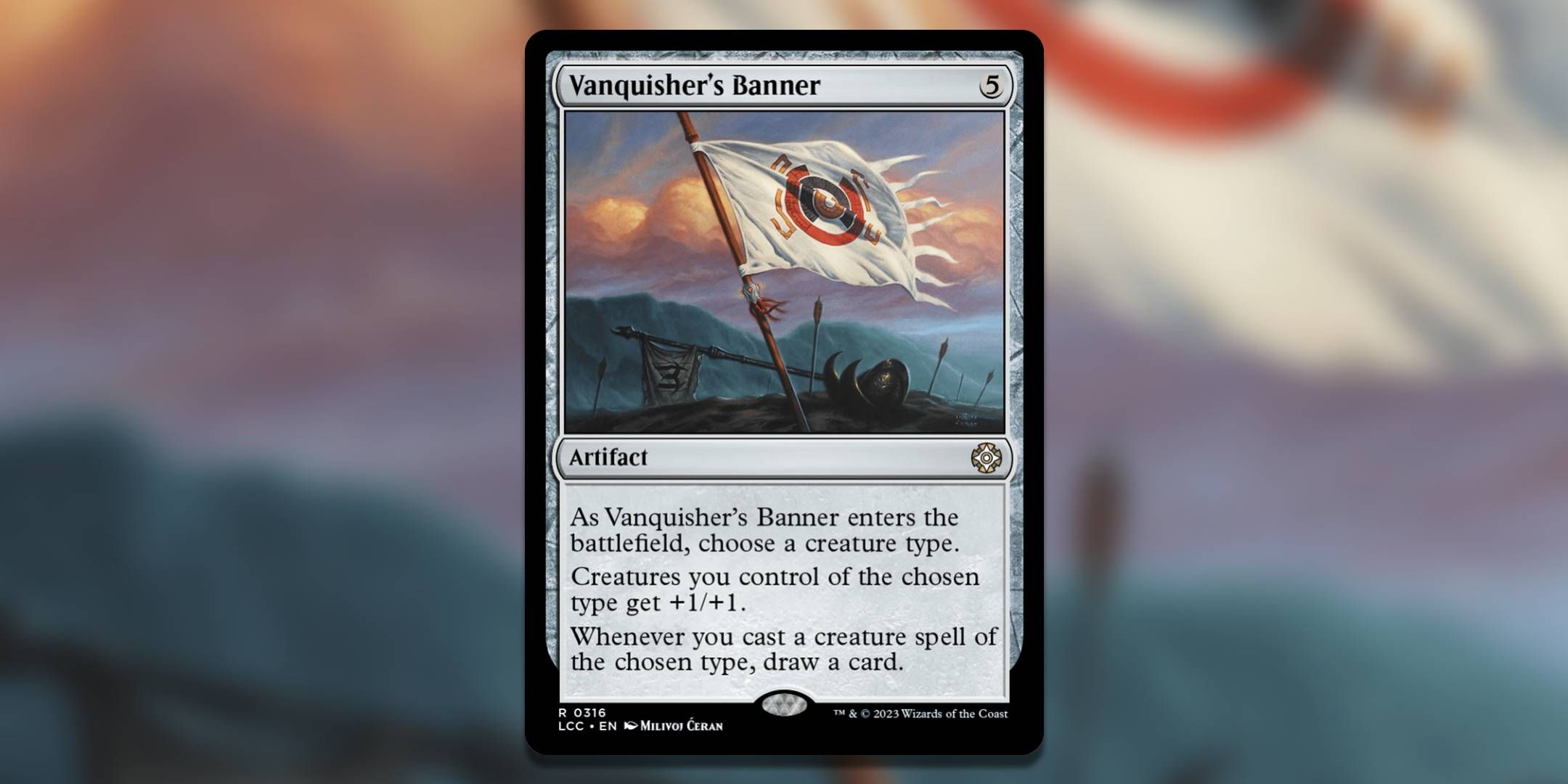 Image of the Magic the Gathering card Vanquisher's Banner by Milivoj Ćeran.