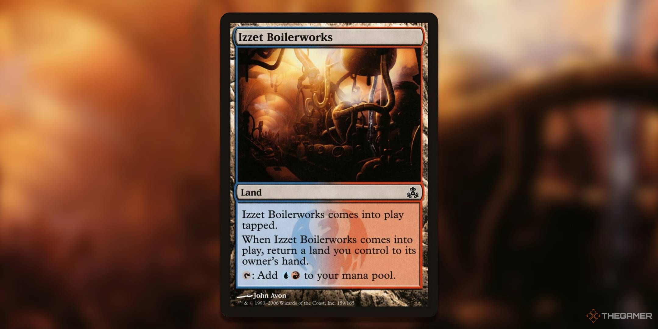 The Izzet Boilerworks card, from Magic: The Gathering's Guildpact set.