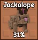 Jackalope pet icon in Roblox Grow a Garden.