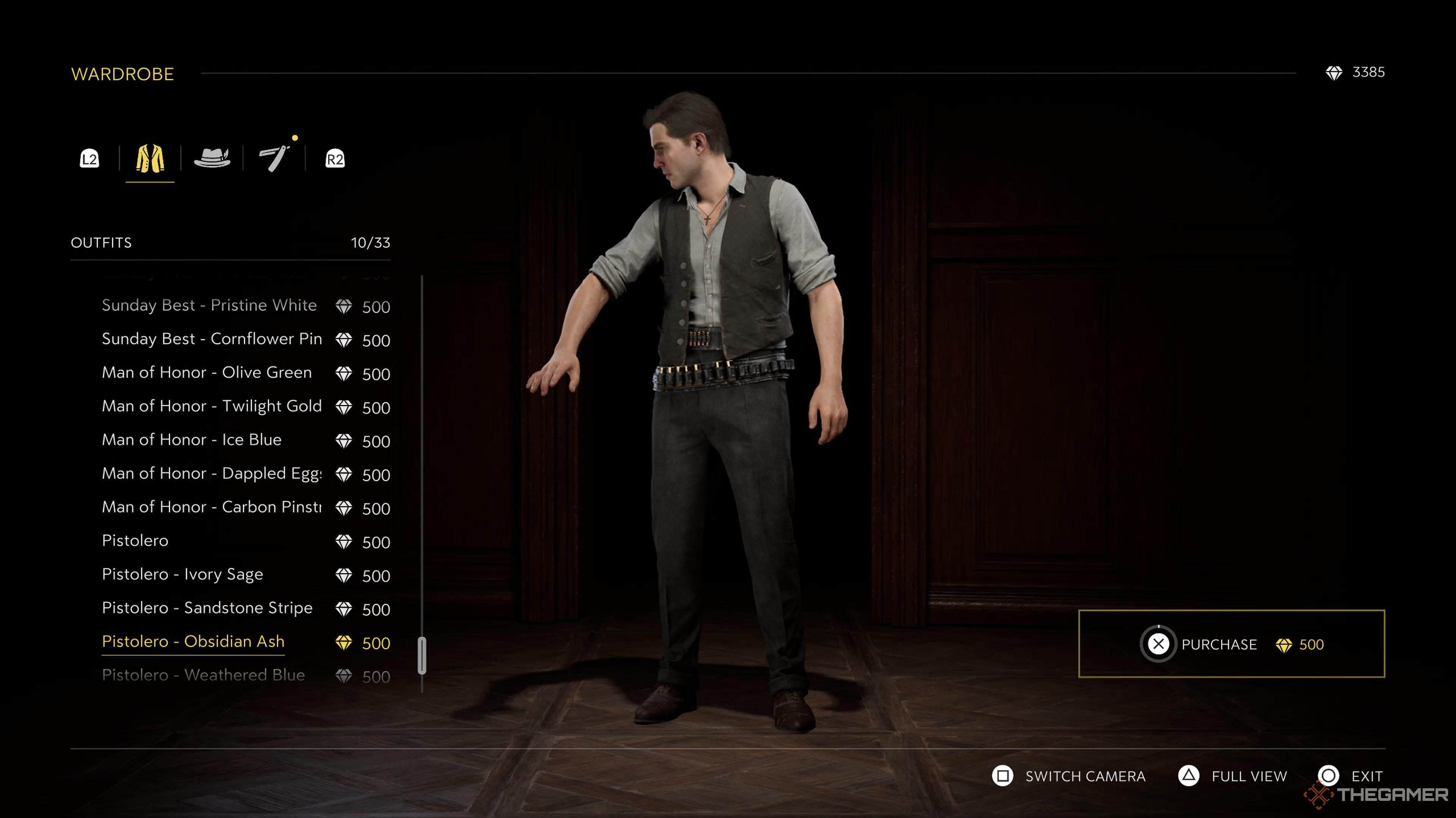 Enzo changes into the pistolero outfit in Mafia: the Old Country.