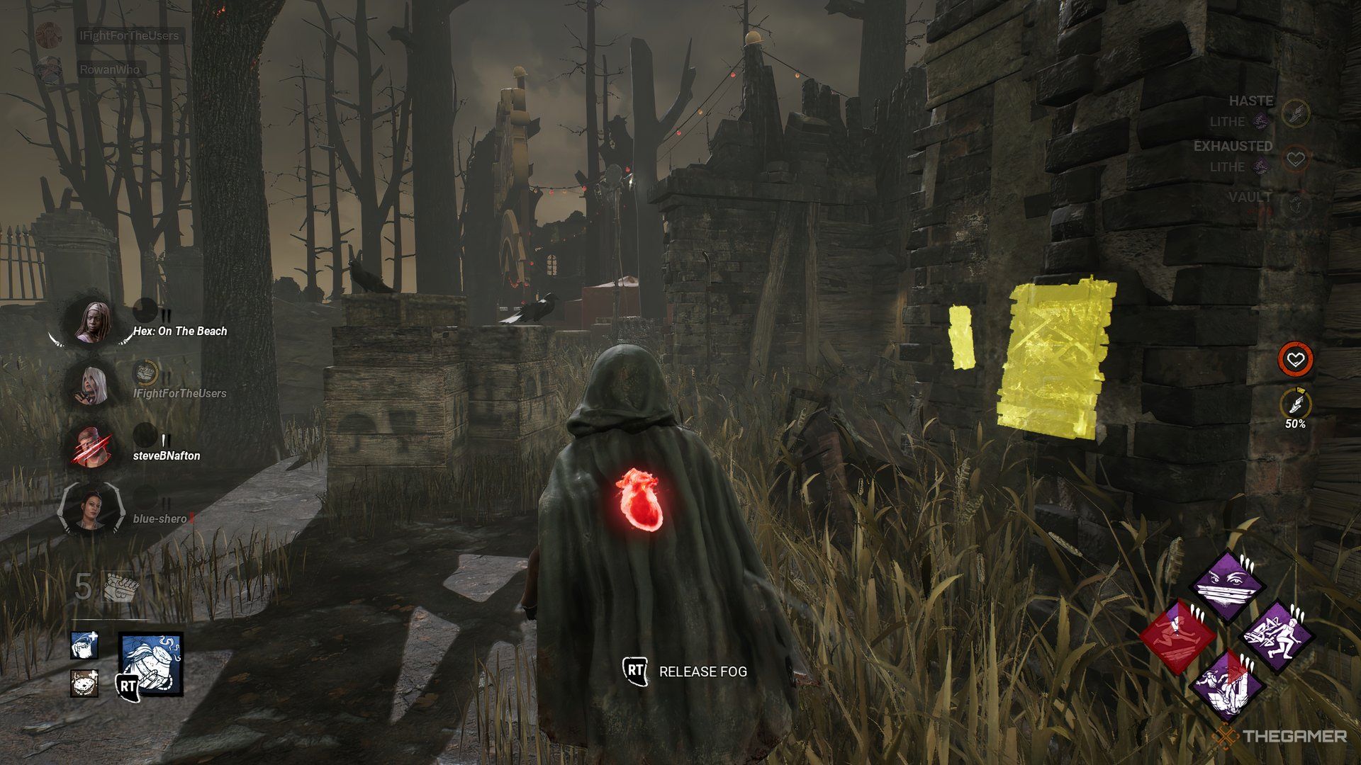 Michonne running in Dead By Daylight.