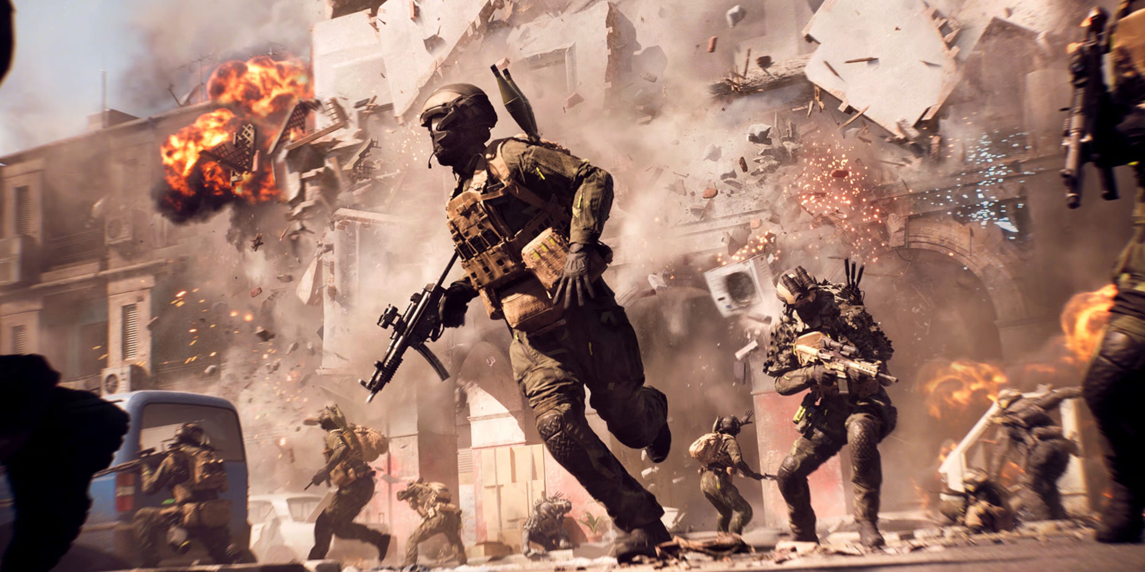 battlefield 6 soldiers fighting.