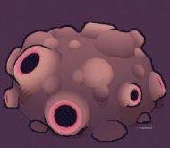Close up of a Nest, a large bulbous structure with several openings, in Guntouchables.