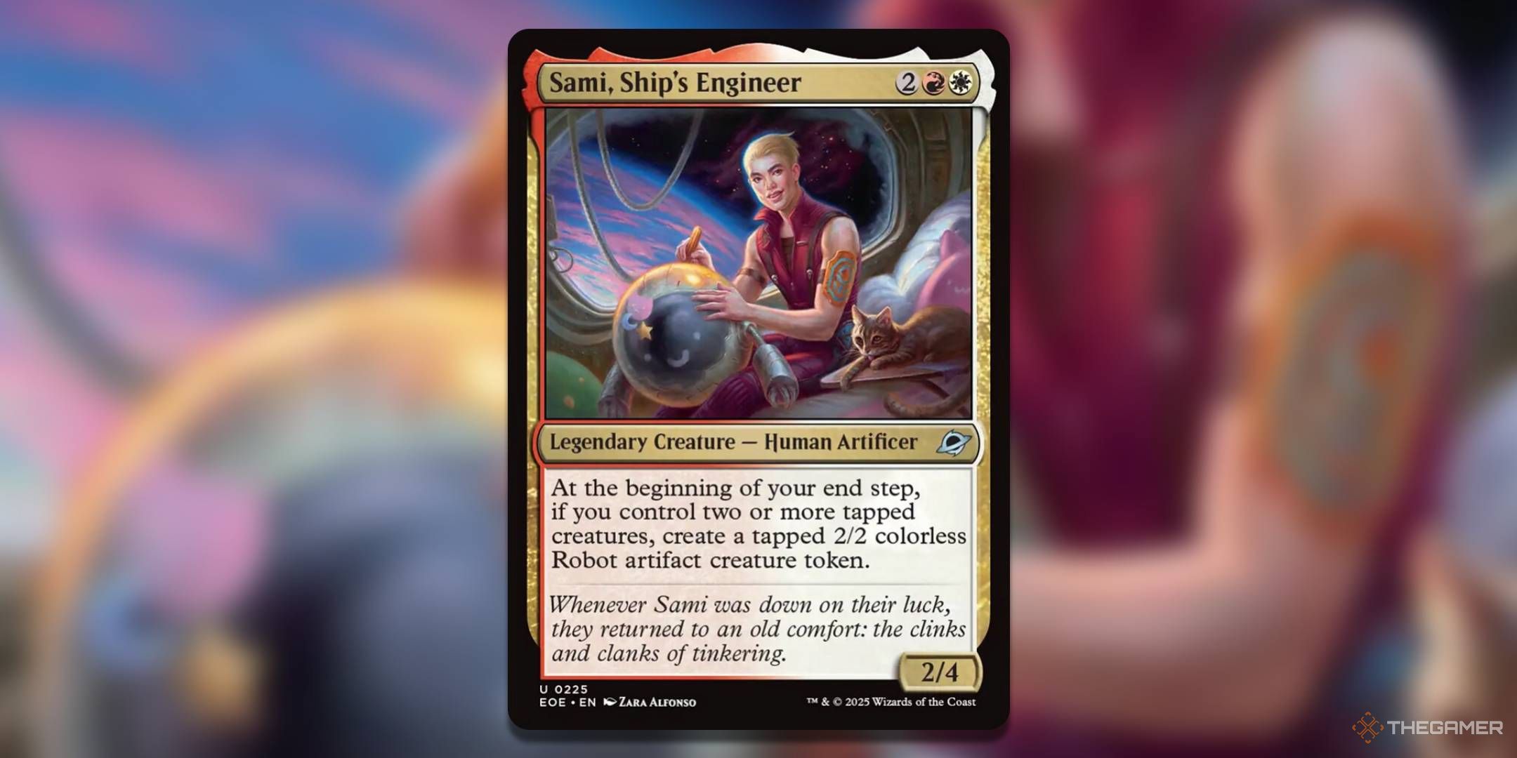 The Sami, Ship's Engineer card, from Magic: The Gathering's Edge of Eternities set.