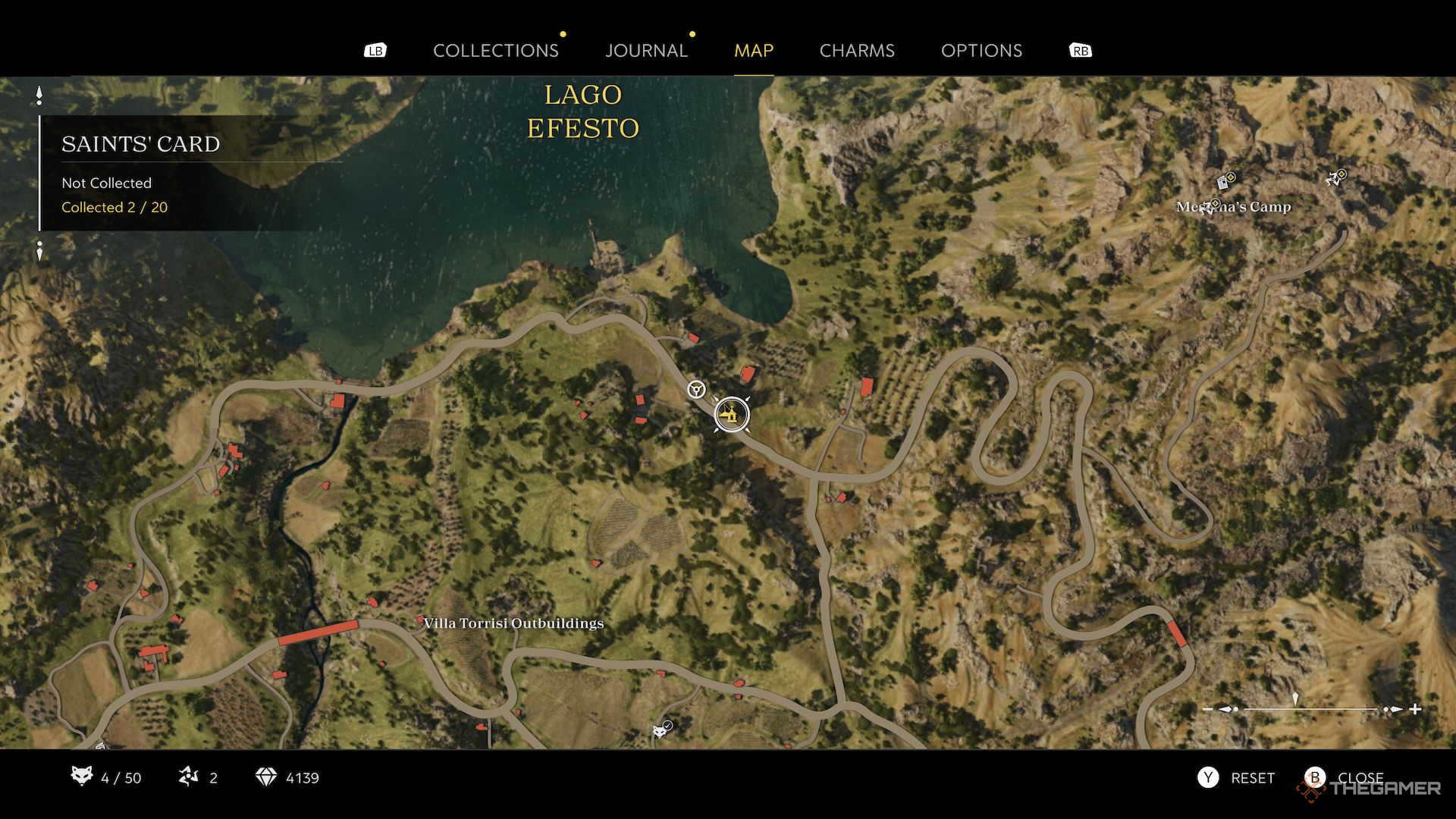 San Gennaro Saints Card location on the map in Mafia The Old Country.