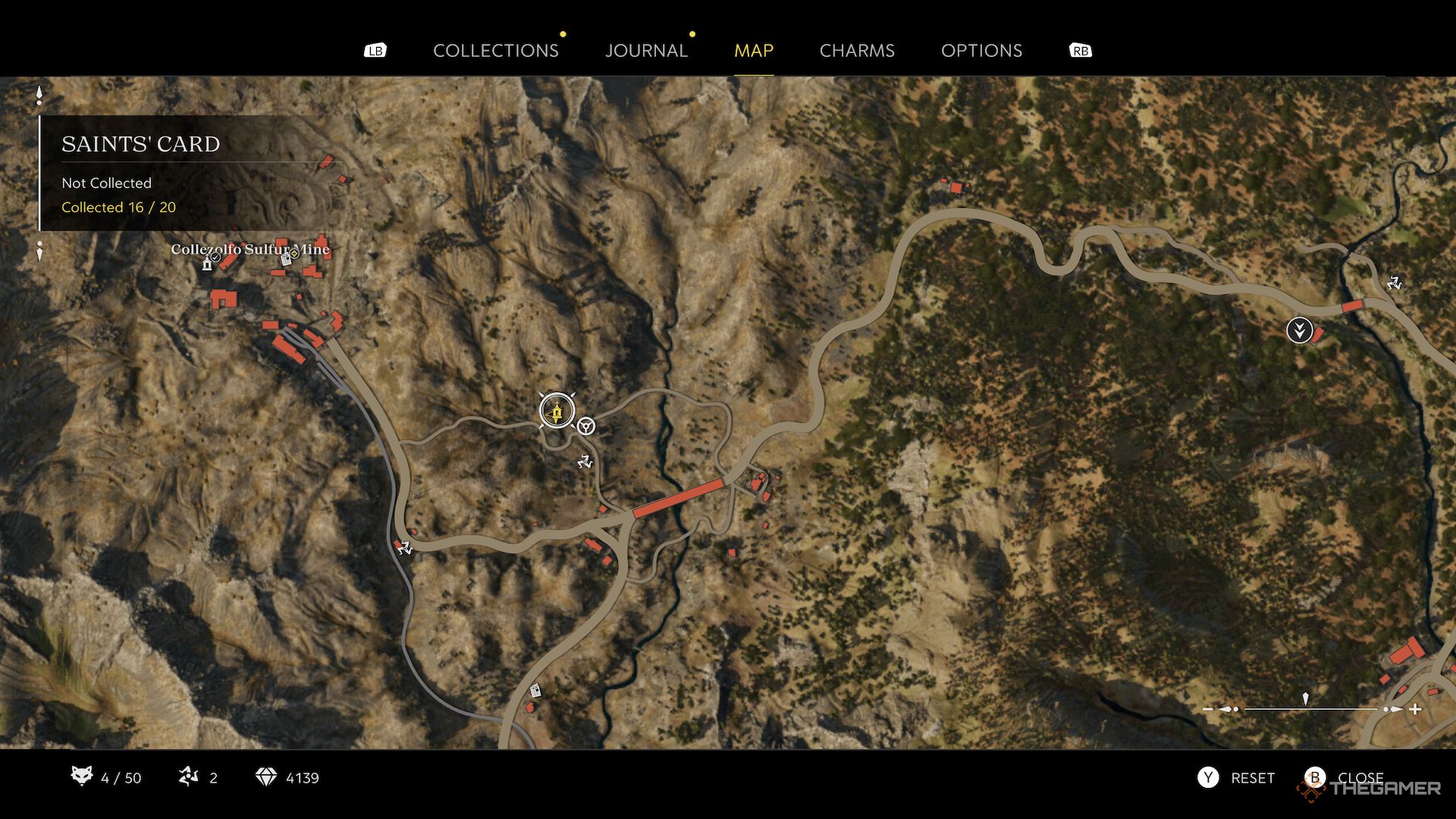 San Girolamo Emiliani location on map in Mafia The Old Country.