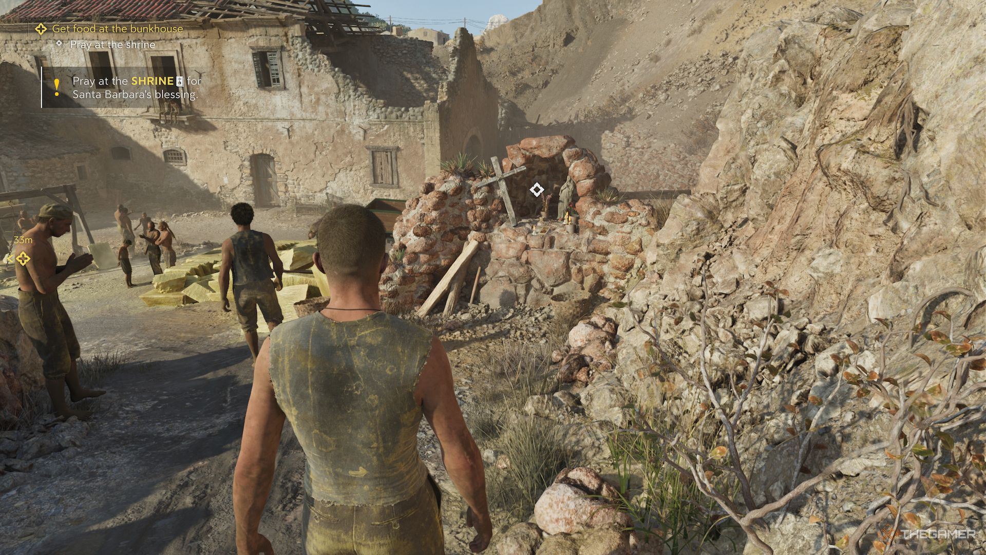Santa Barbara saint card location in Mafia The Old Country.