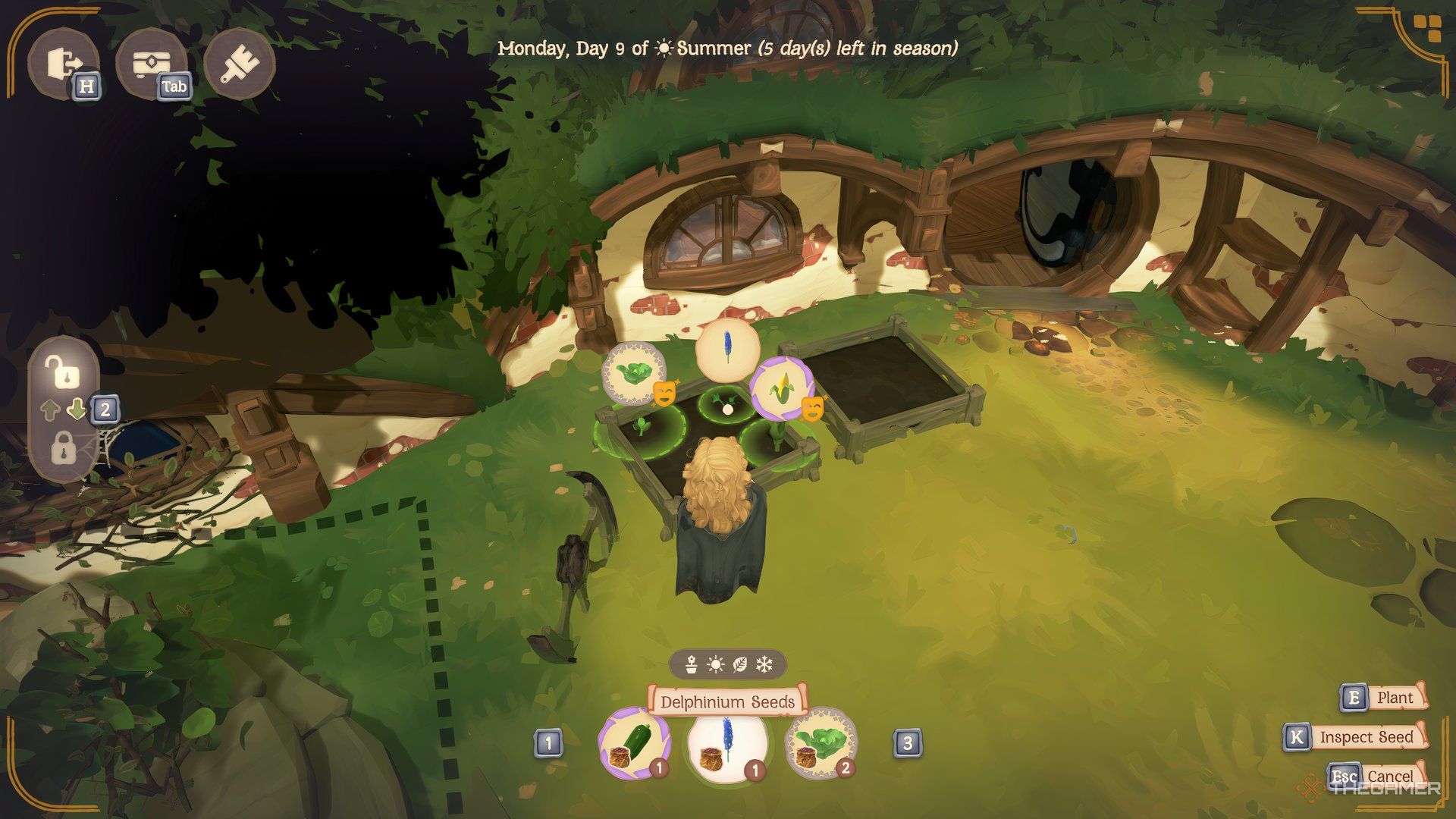 Crops are planted together in Tales of the Shire.