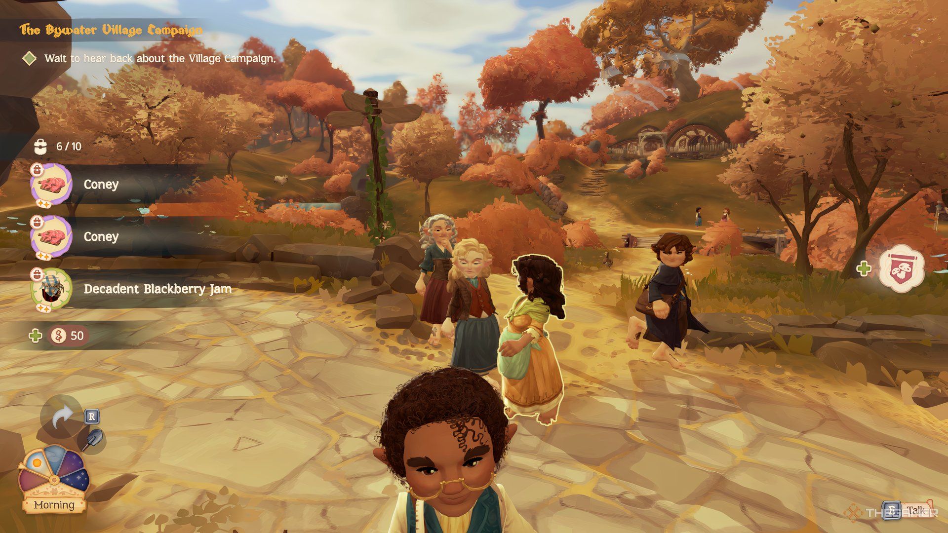 Rewards and money are obtained after completing a main tale in Tales of the Shire.
