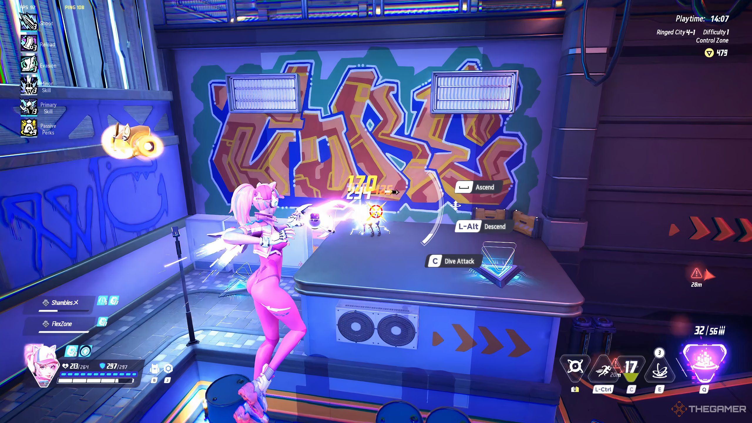 Aurora grouping enemies together using her cooldown in Terminull Brigade.