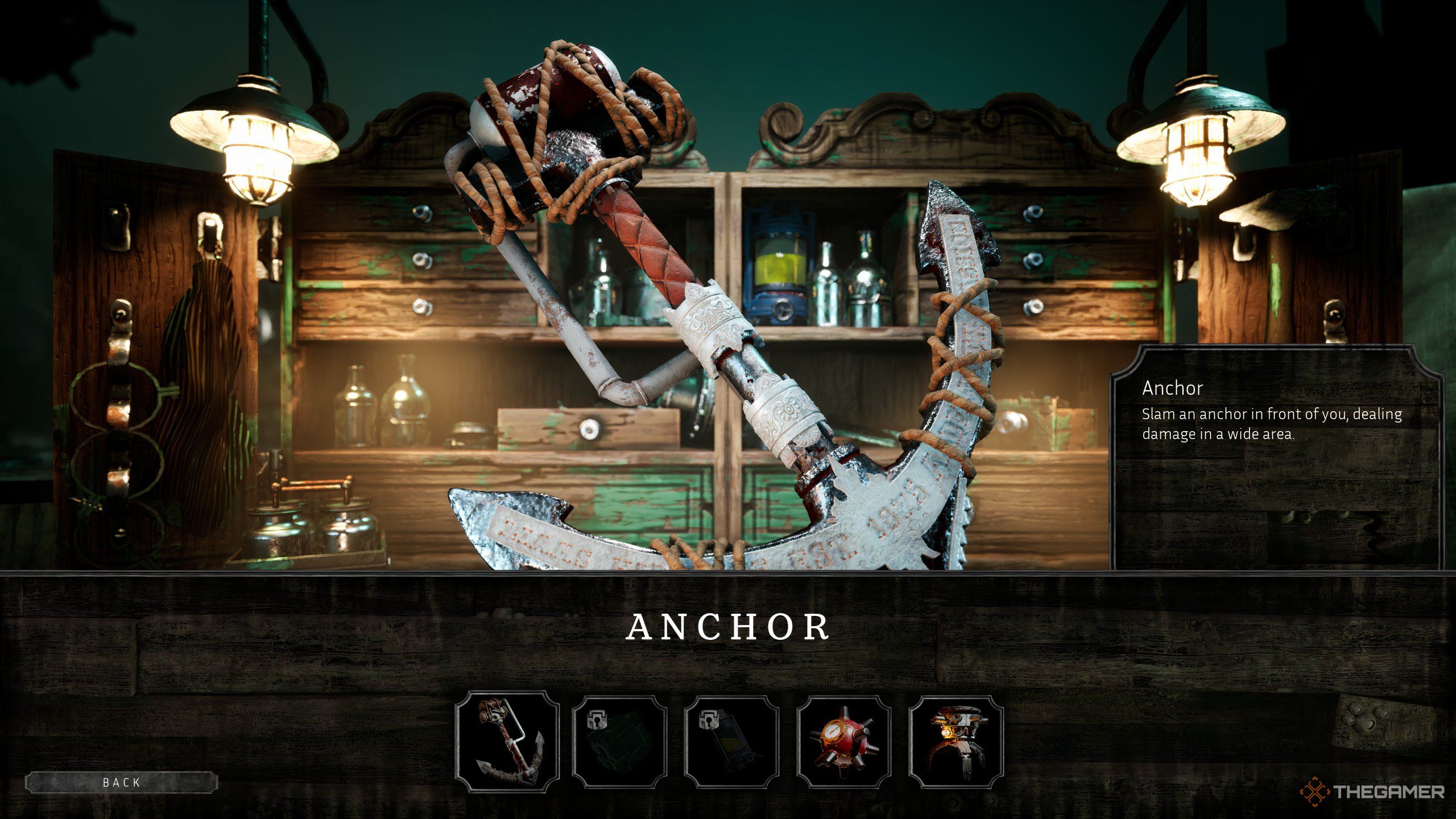 The Anchor weapon in Abyssus.