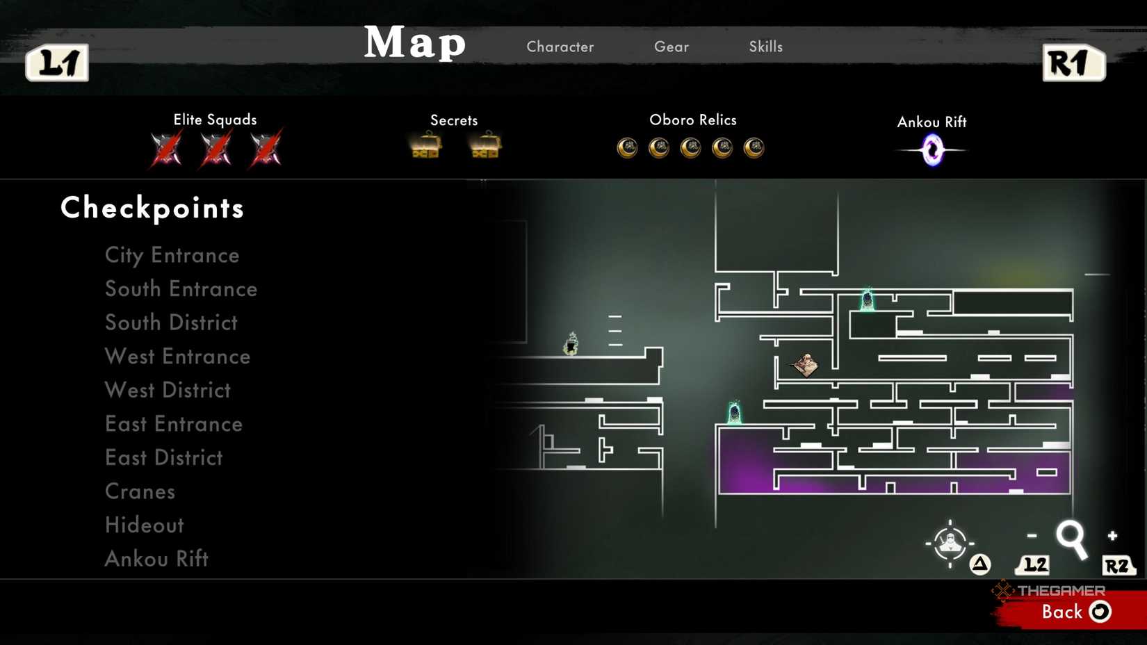 The location of the Bomb Ninpo in Shinobi: Art of Vengeance.