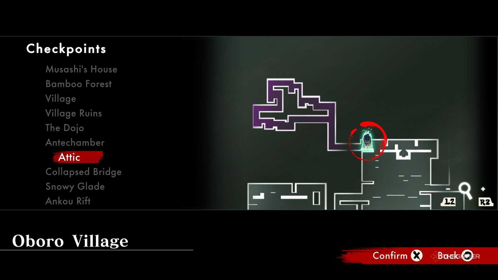 The location of the Kunai Burst Ninpo in Shinobi: Art of Vengeance.