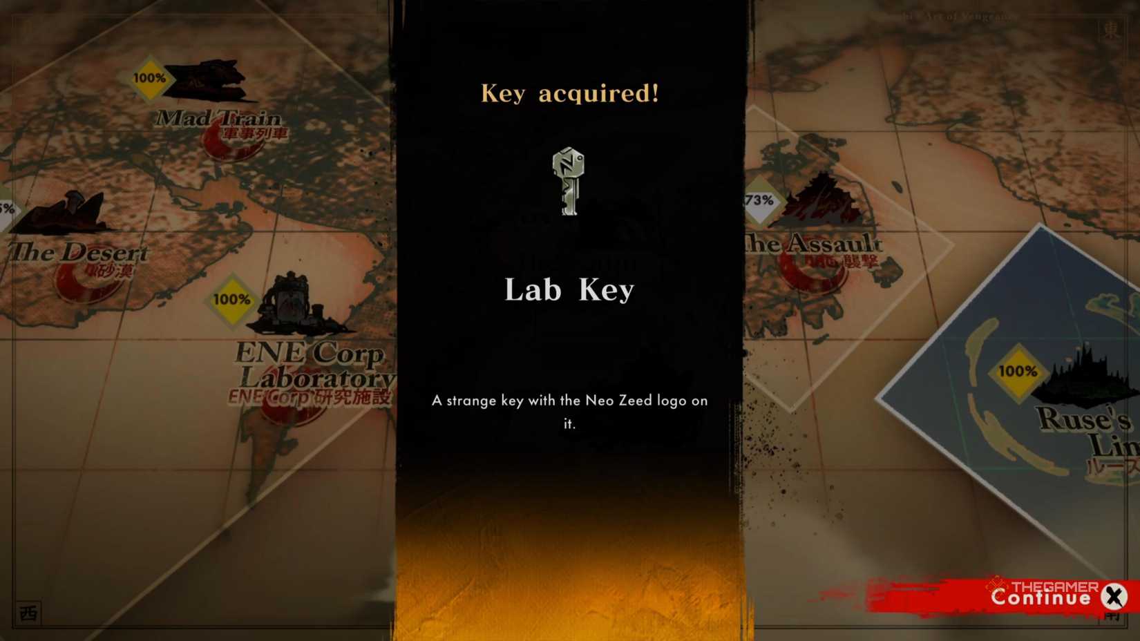 Unlocking the Lab Key for beating Lord Ruse in Shinobi: Art Of Vengeance.