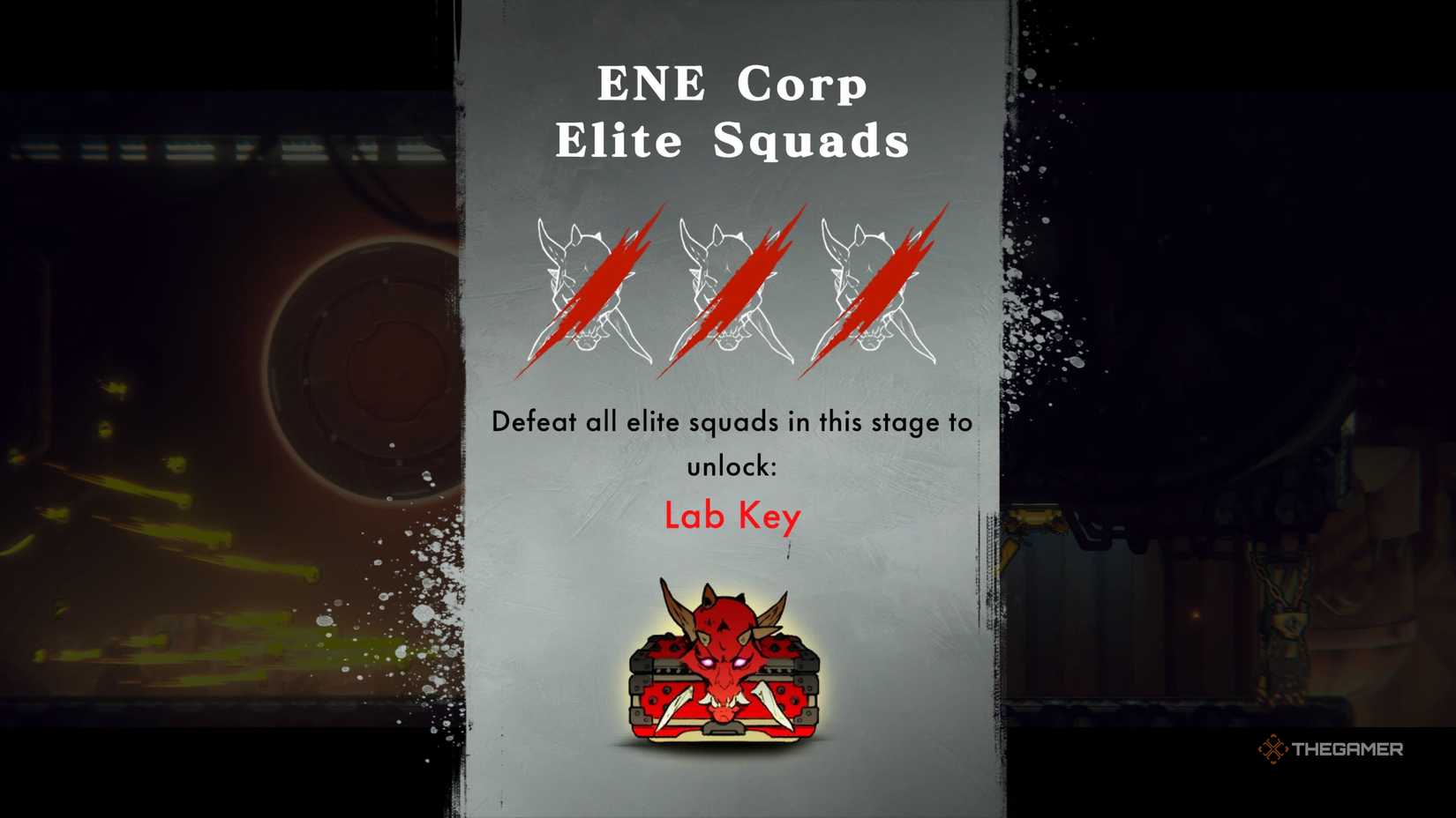 Unlocking The Mountain's Lab Key in Shinobi: Art of Vengeance.