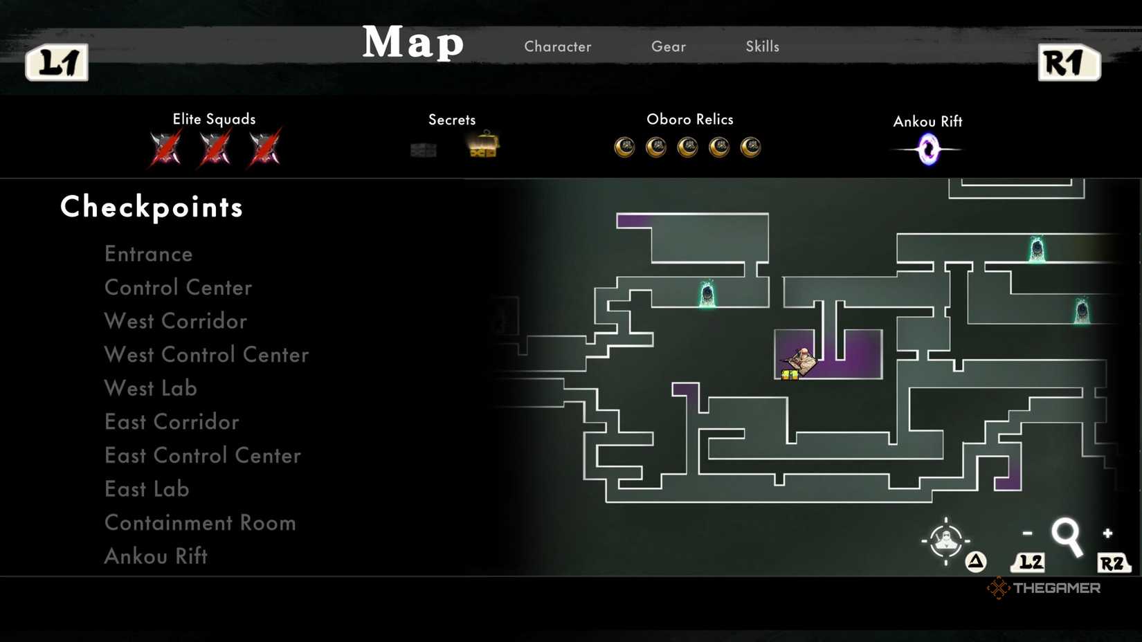 The location of the Yellow Hornet outfit in Shinobi: Art of Vengeance.
