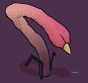 Close up of a Worm Stabber, a long tentacle with a barb on the end, in Guntouchables.