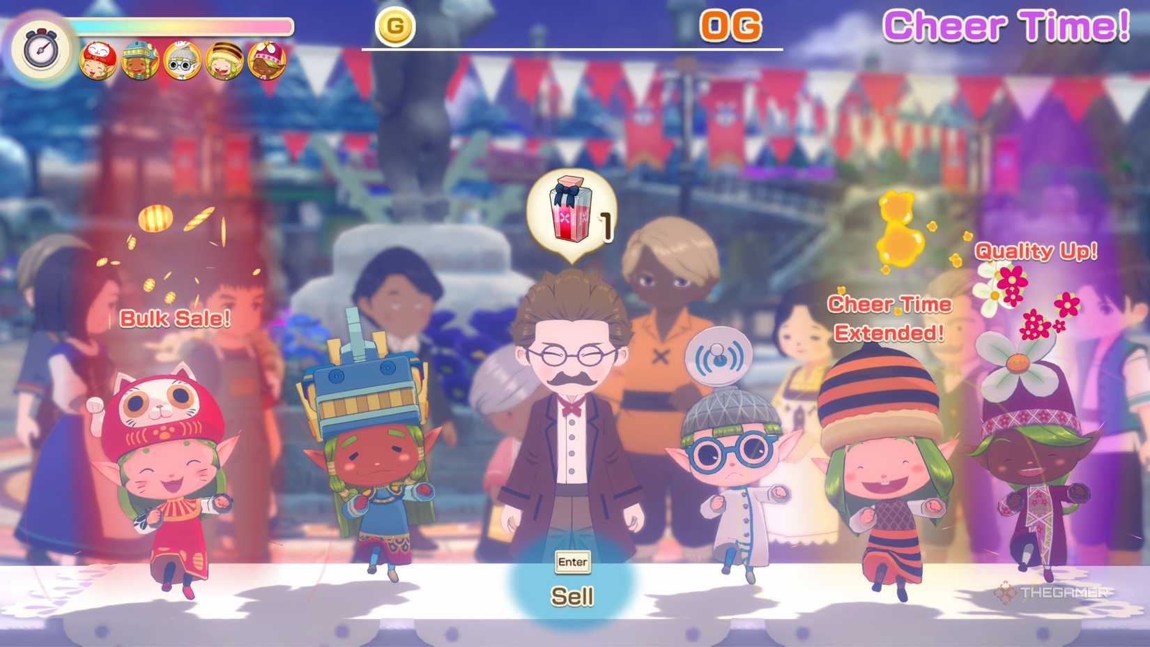 Story Of Seasons Grand Bazaar cheer time.