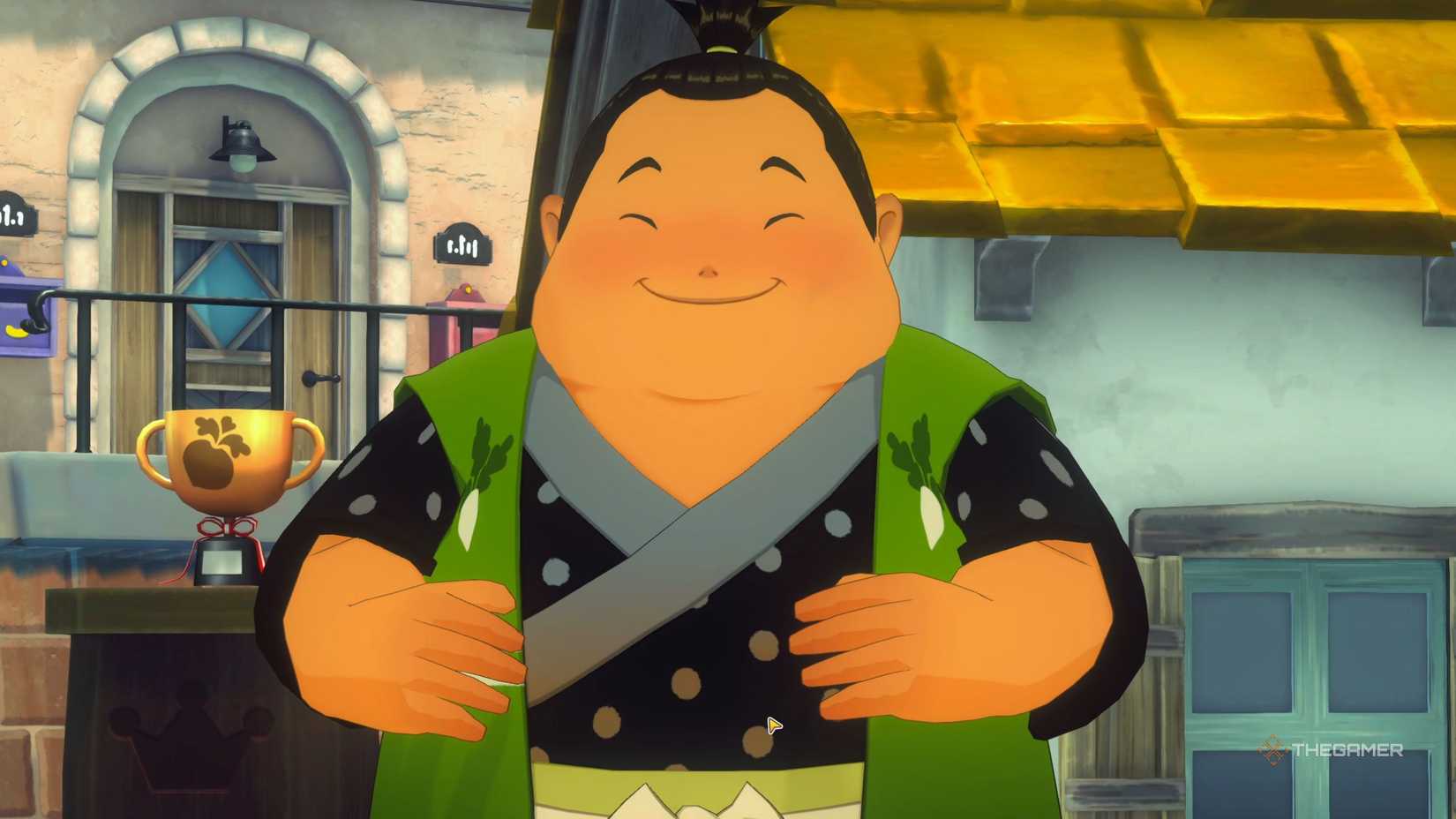 Story Of Seasons Grand Bazaar Matsuba in crops show.