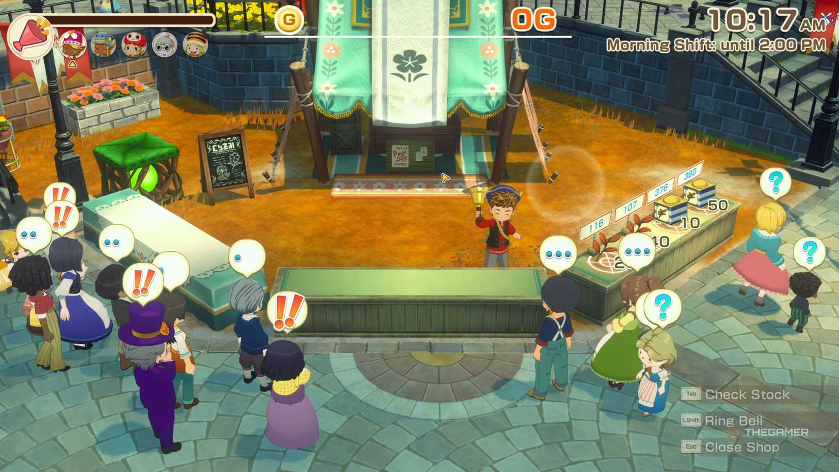 Story Of Seasons Grand Bazaar taking part in the bazaar.