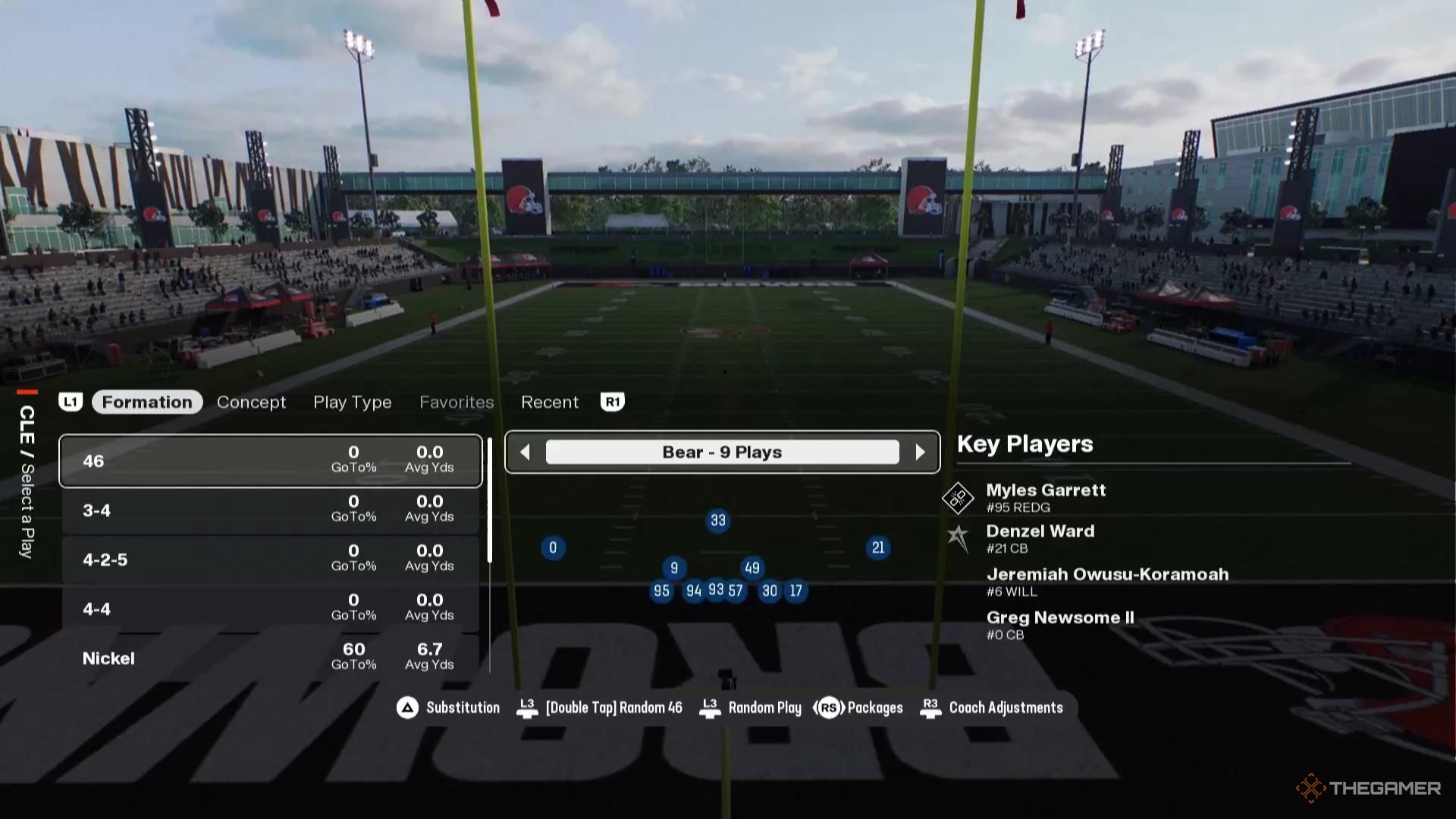 The 46 playbook in Madden NFL 26.