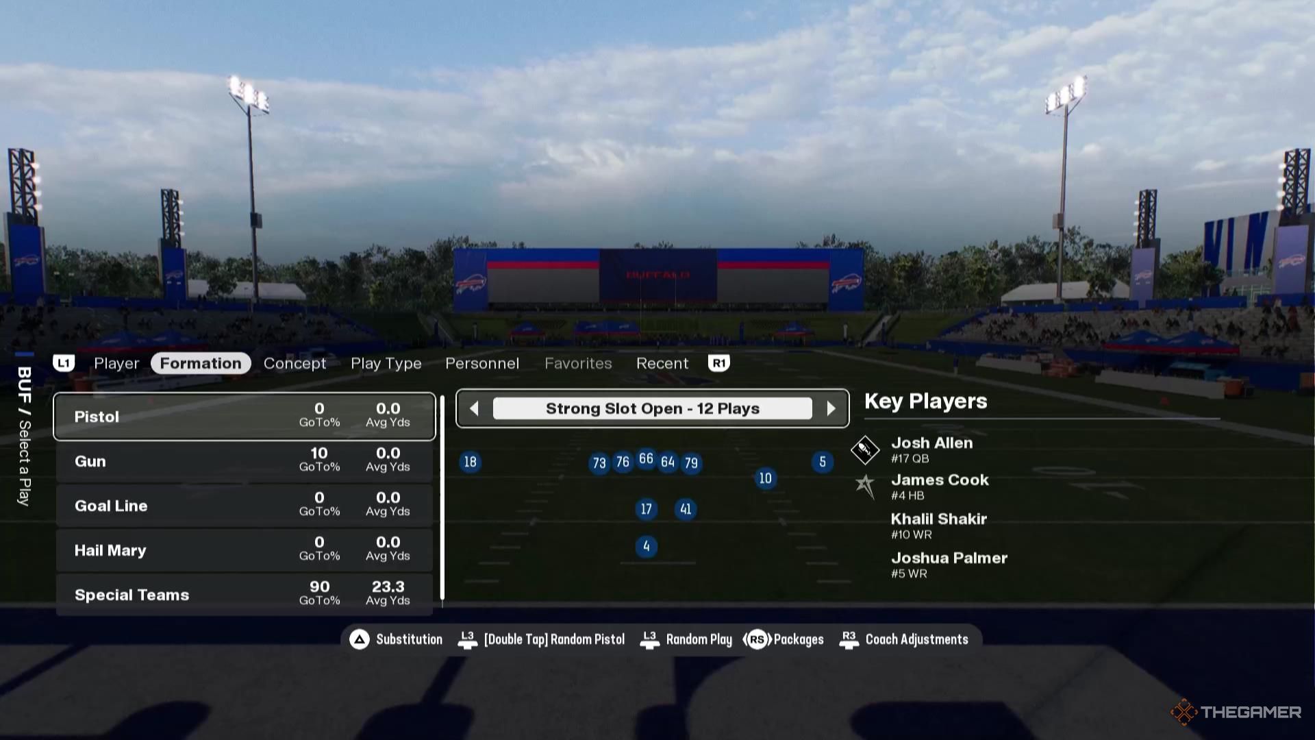 The Air Raid playbook in Madden NFL 26.