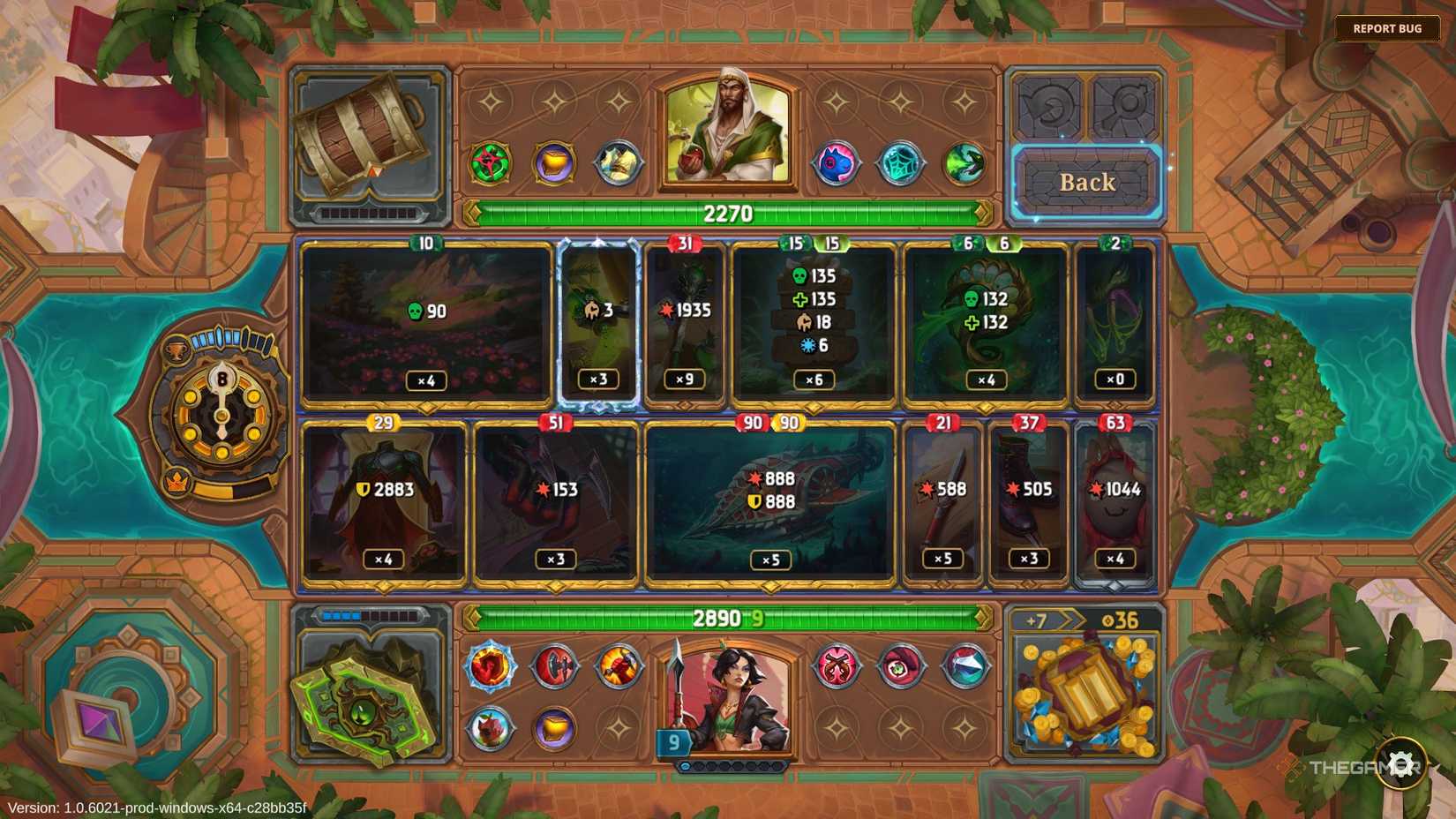 The recap of a match between Vanessa and Mak, where Poision was key, in The Bazaar.