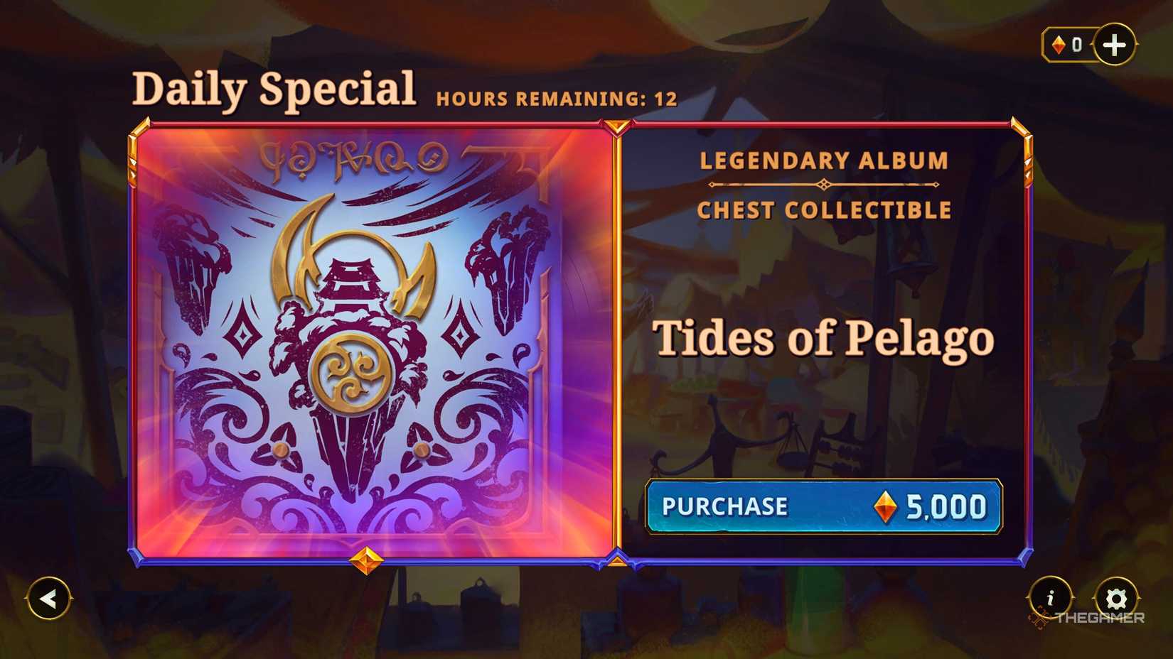 The Daily Special featuring the Legendary Album, Tides of Pelago in The Bazaar.