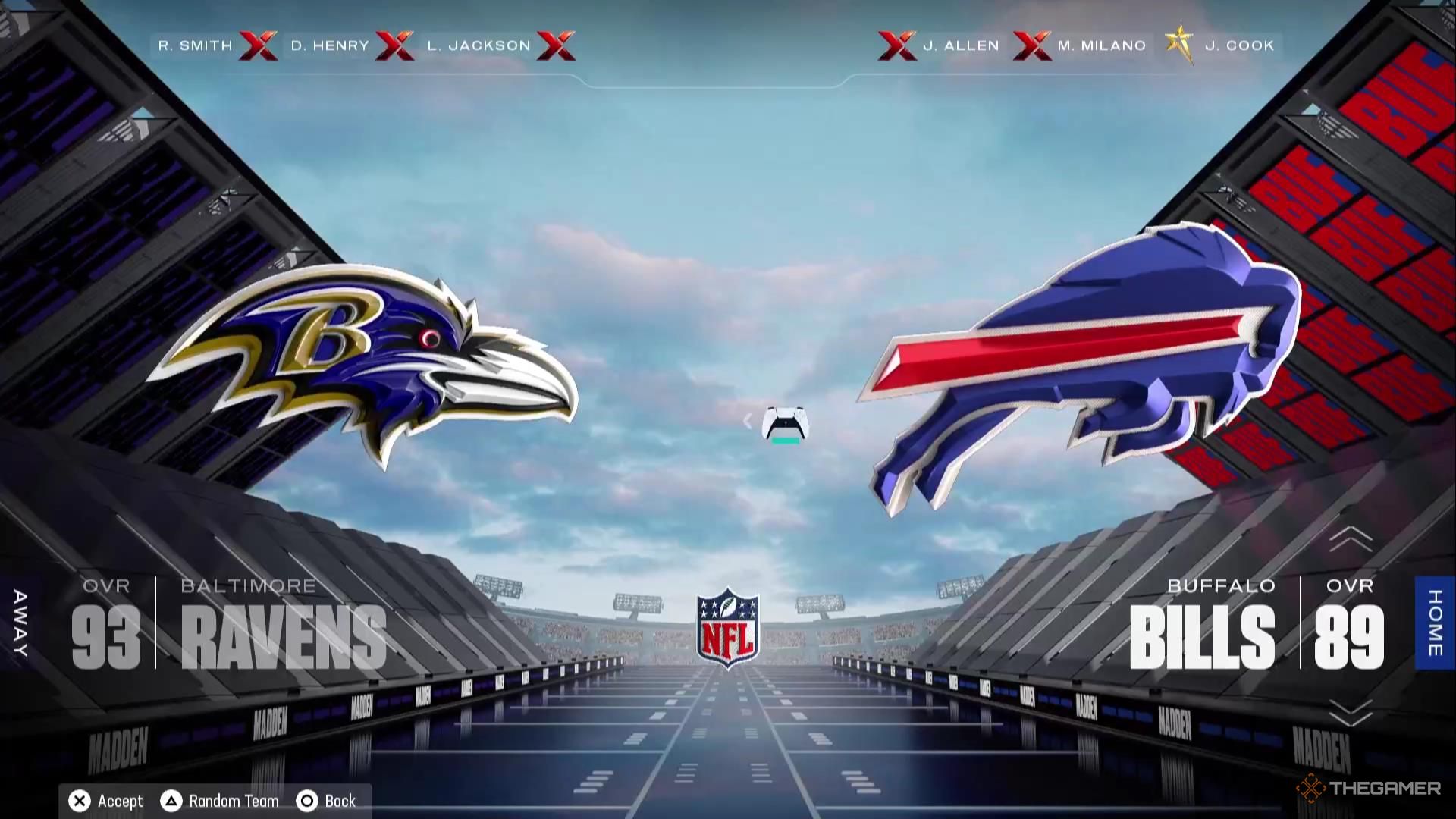 The Bills in Madden NFL 26.