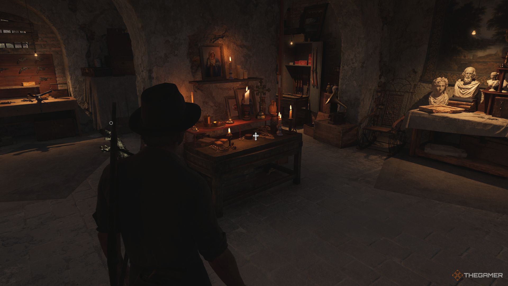 The booth to buy charms in Mafia The Old Country.