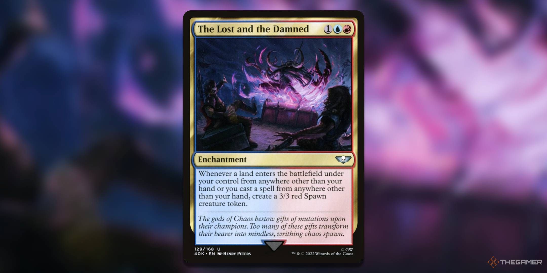 The The Lost and the Damned card, from Magic: The Gathering's Warhammer 40K set.