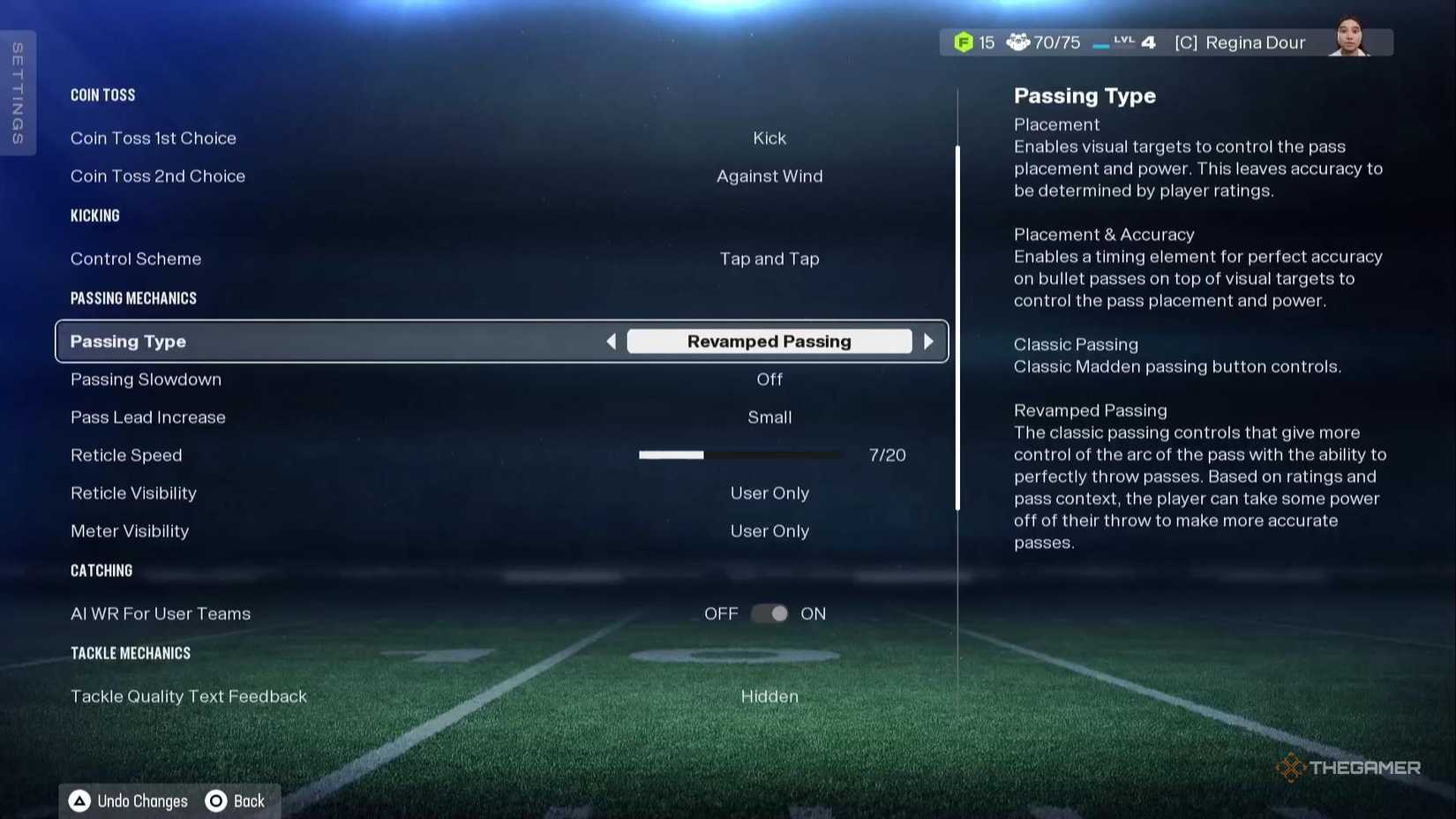 The Passing Styles in Madden NFL 26.
