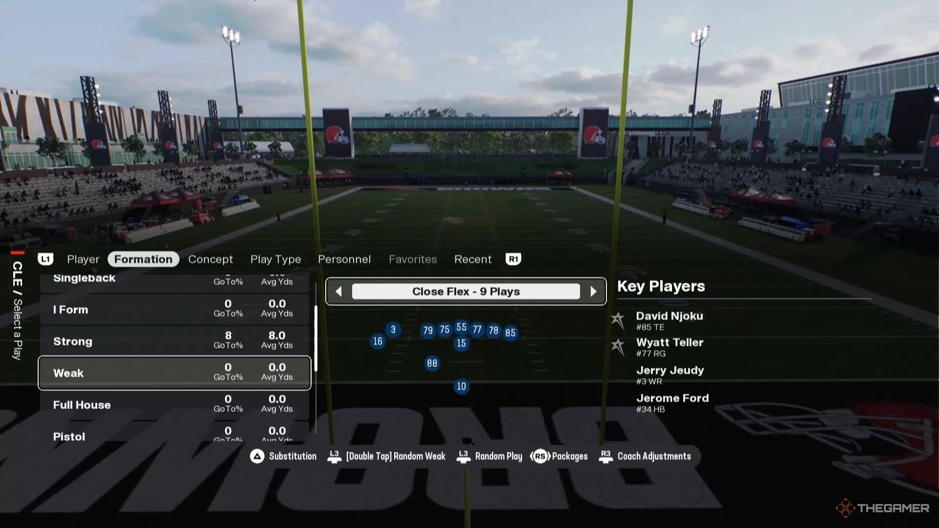 The Run Balanced playbook in Madden NFL 26.