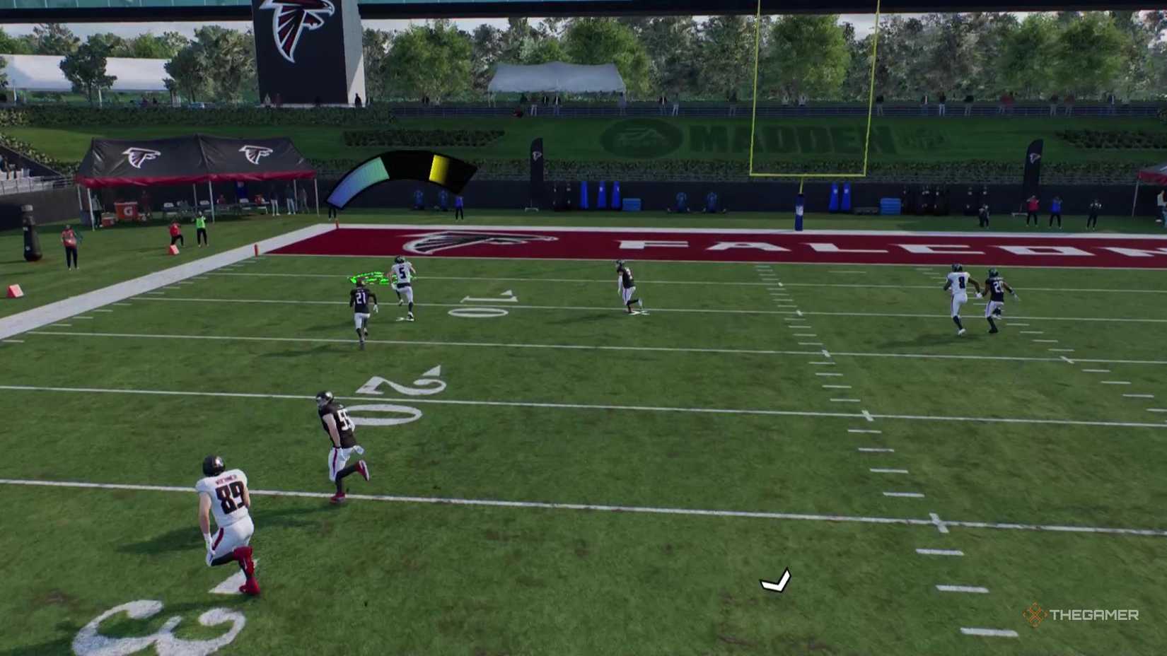 Throwing a Free Form pass in Madden NFL 26.