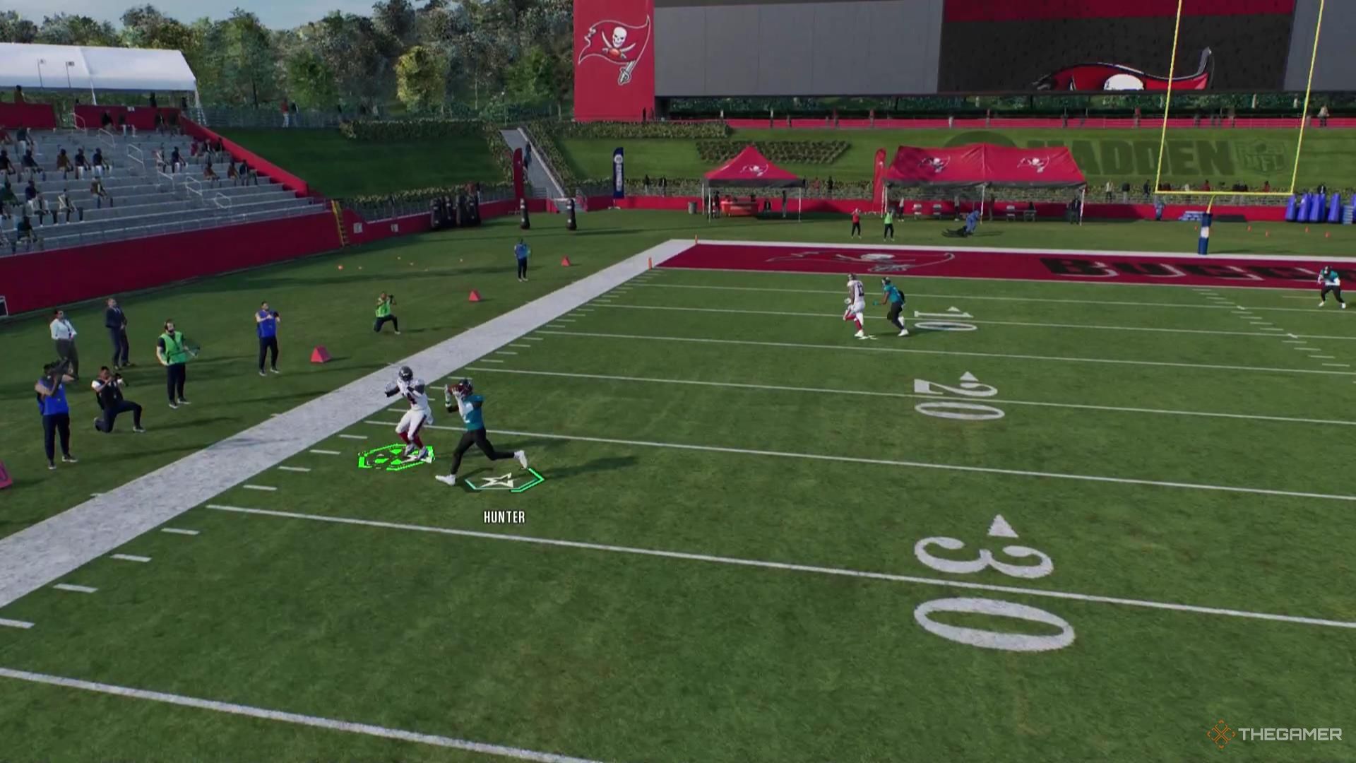 Travis Hunter intercepts a pass in Madden NFL 26.