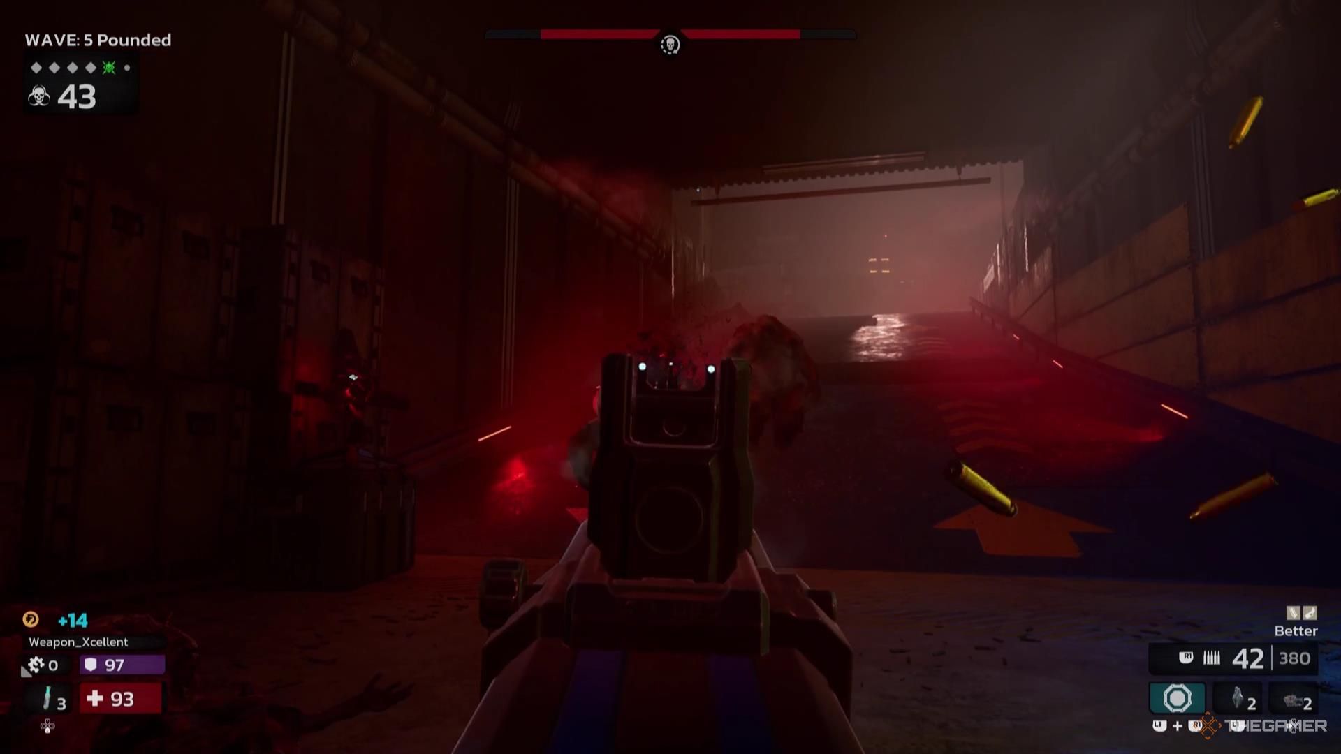 Two large Zeds walk down a ramp in Killing Floor 3.