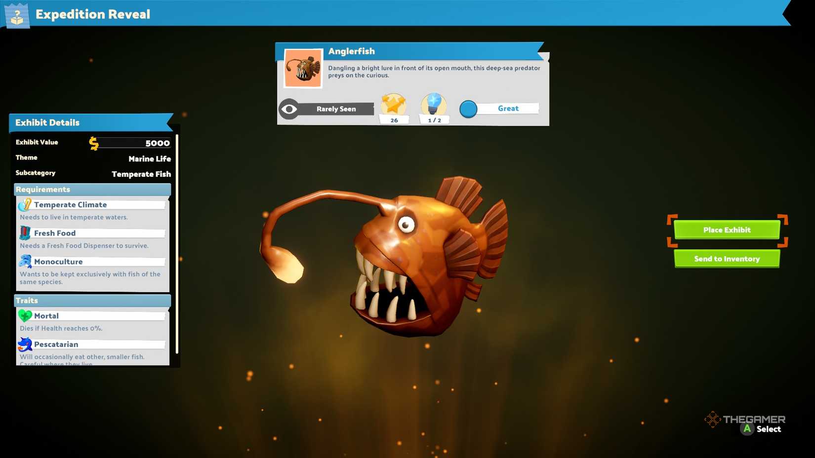 Two Point Museum Anglerfish.