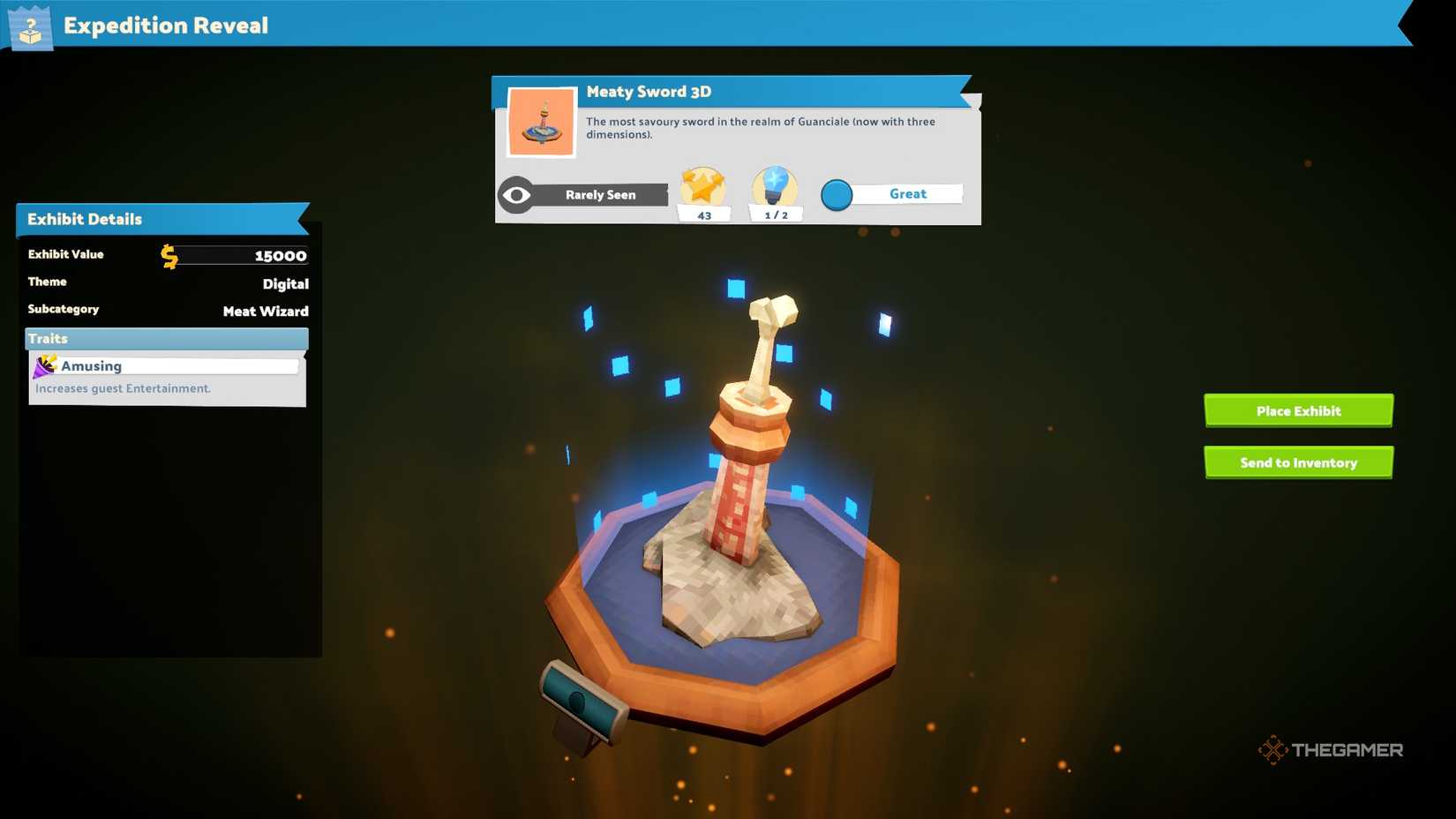 Two Point Museum Meaty Sword 3D.