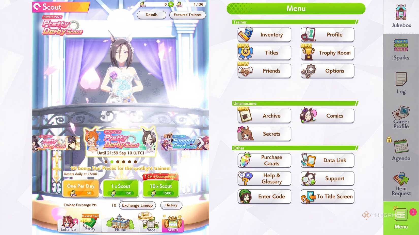 Umamusume Air groove standing on the balcony in a wedding dress.