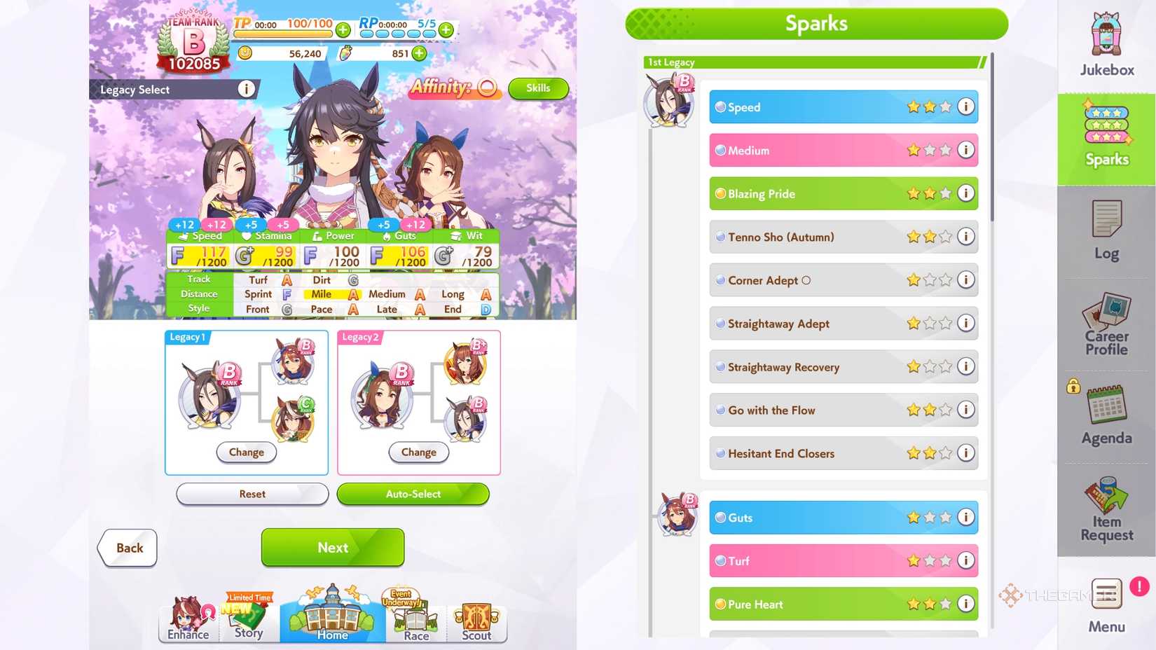 Umamusume Pretty Derby Narita Brian and her legacy parents as King Halo and Air Groove.