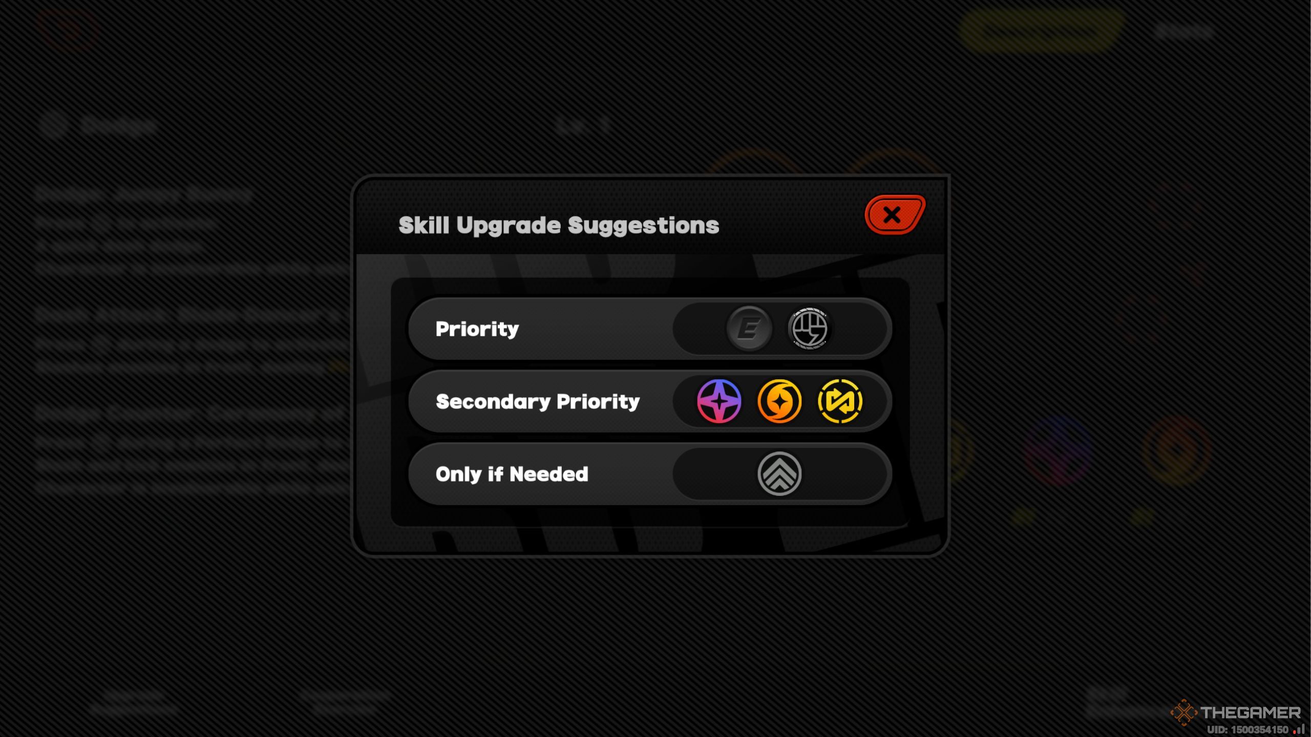Zenless Zone Zero Alice skill upgrade suggestion screen.