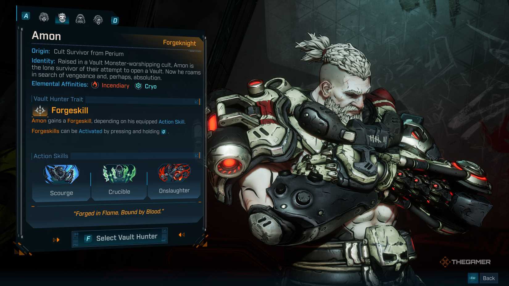 Amon Character Overview In Borderlands 4