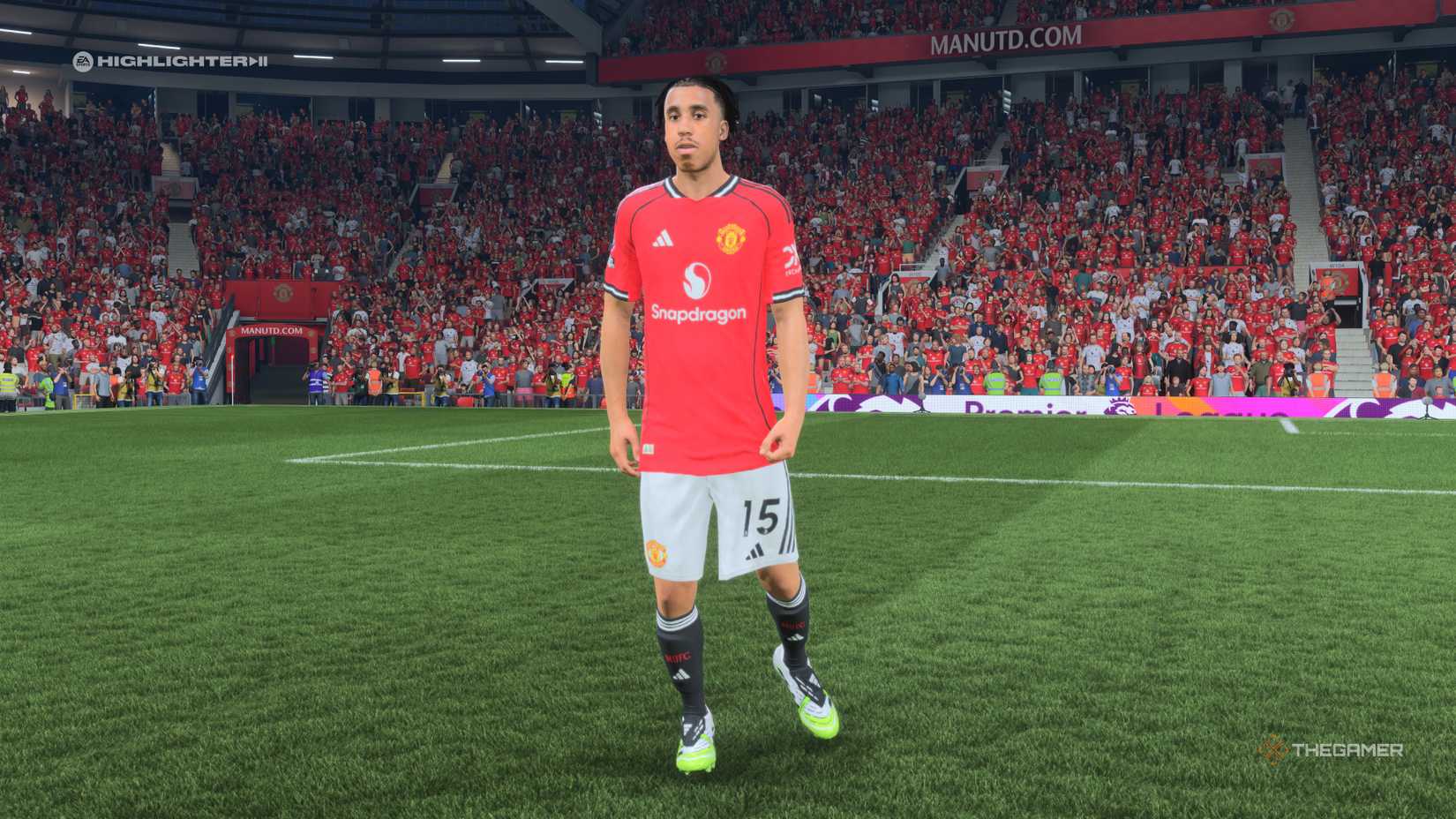 The Best Wonderkids Leny Yoro on the pitch in EA Sports FC 26.