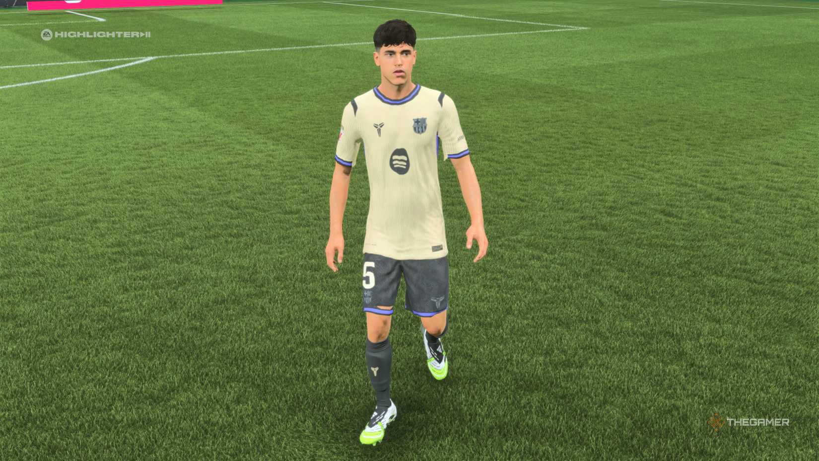 The Best Wonderkids Pau Cubarsi on the pitch in EA Sports FC 26.