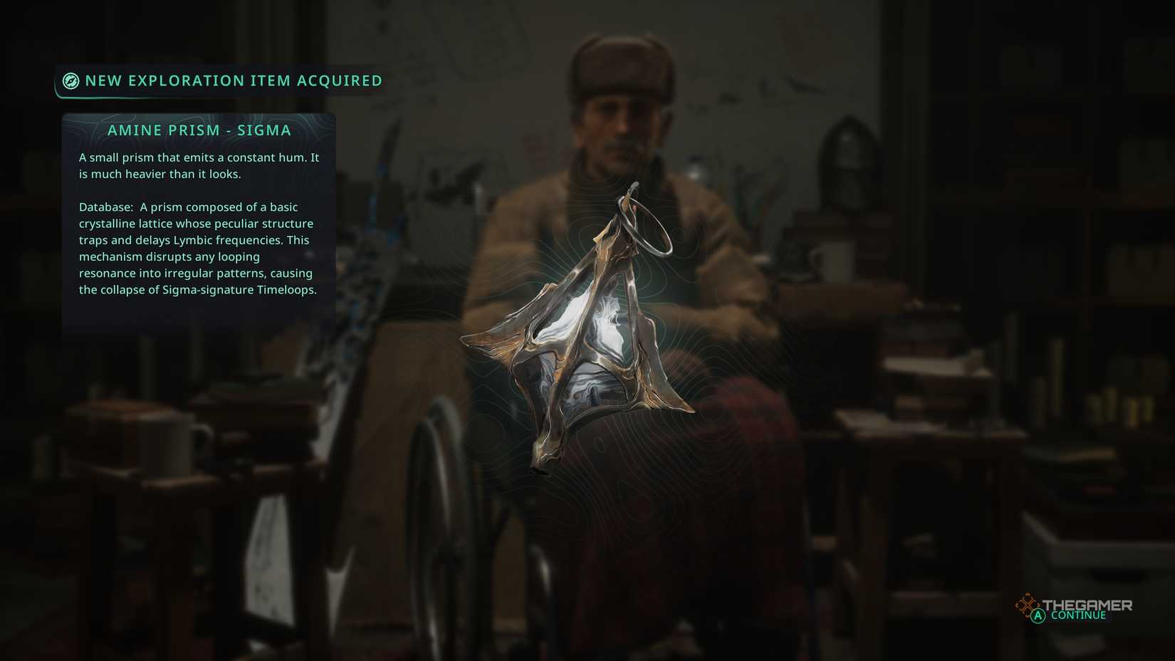 Gildas giving a sigma amine prism in hell is us.