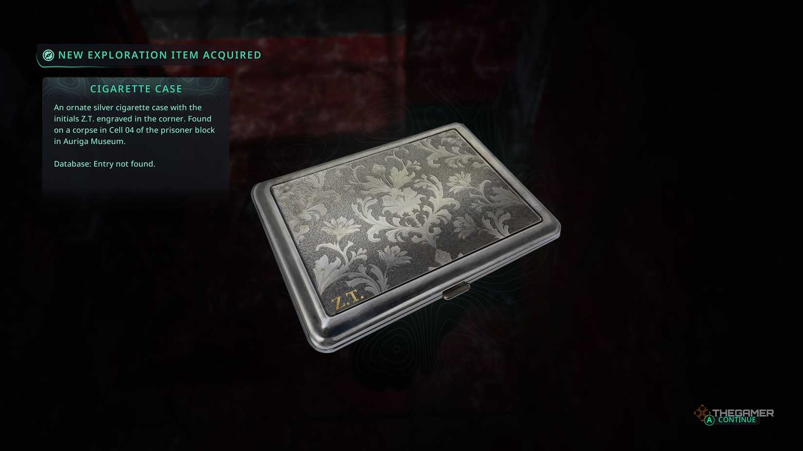 The cigarette case item as seen in Hell Is Us.