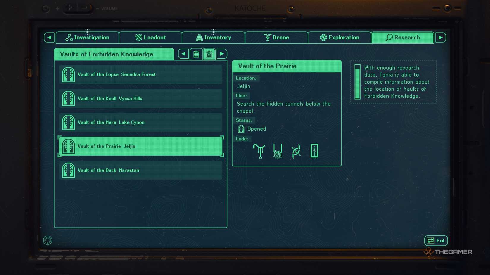 Hell Is Us Vault of Forbidden Knowledge location and password - Jeljin.