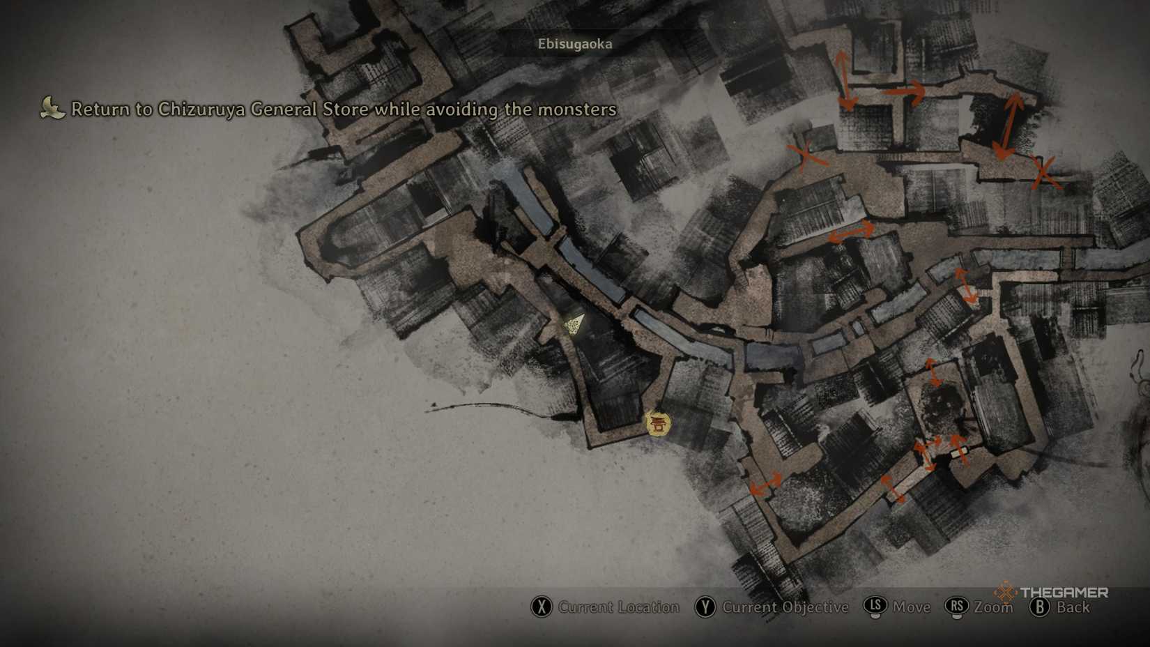 Silent Hill f Inari seal 2 location map.